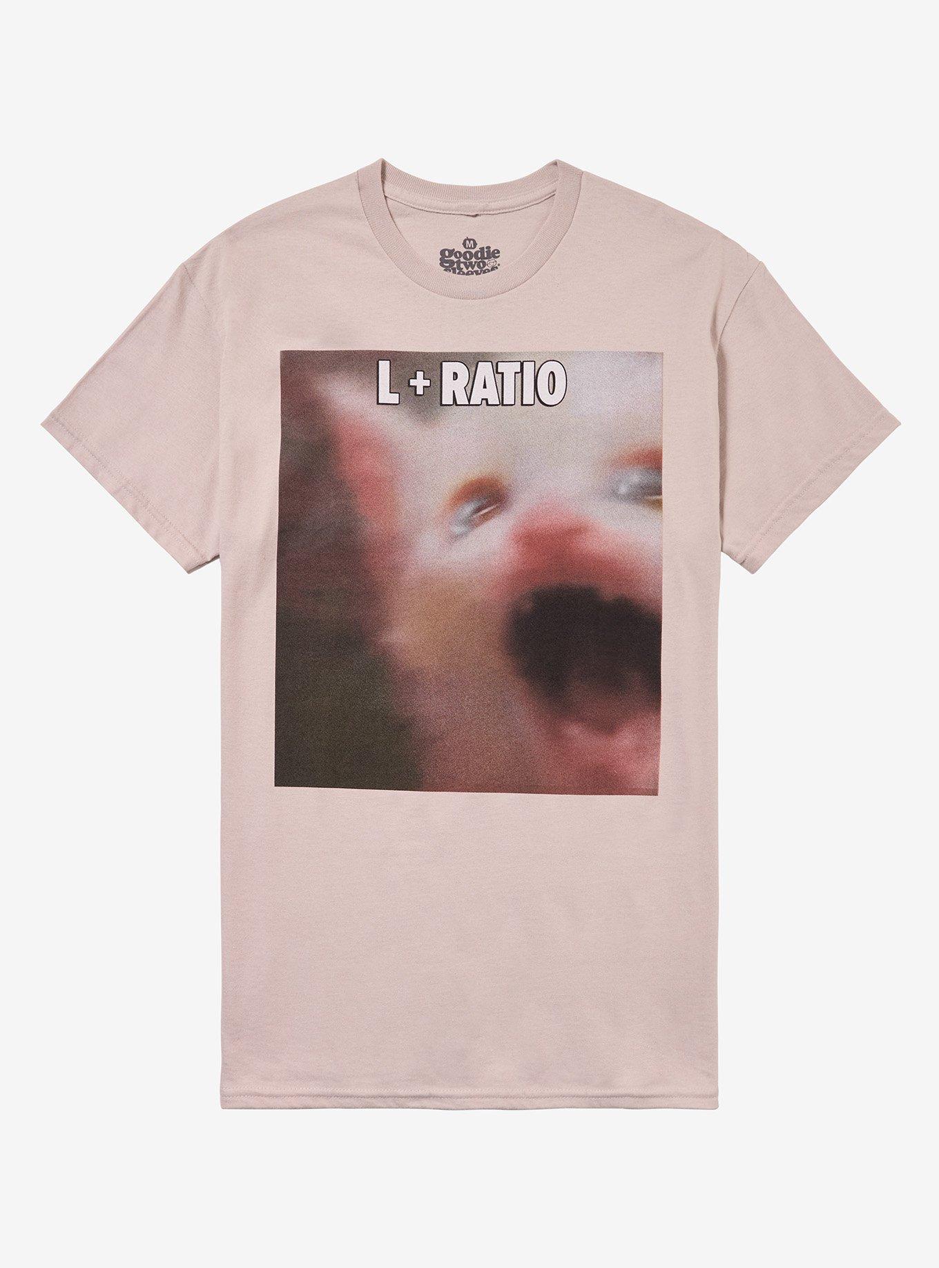 Cat L Ratio T-Shirt By Goodie Two Sleeves, , hi-res