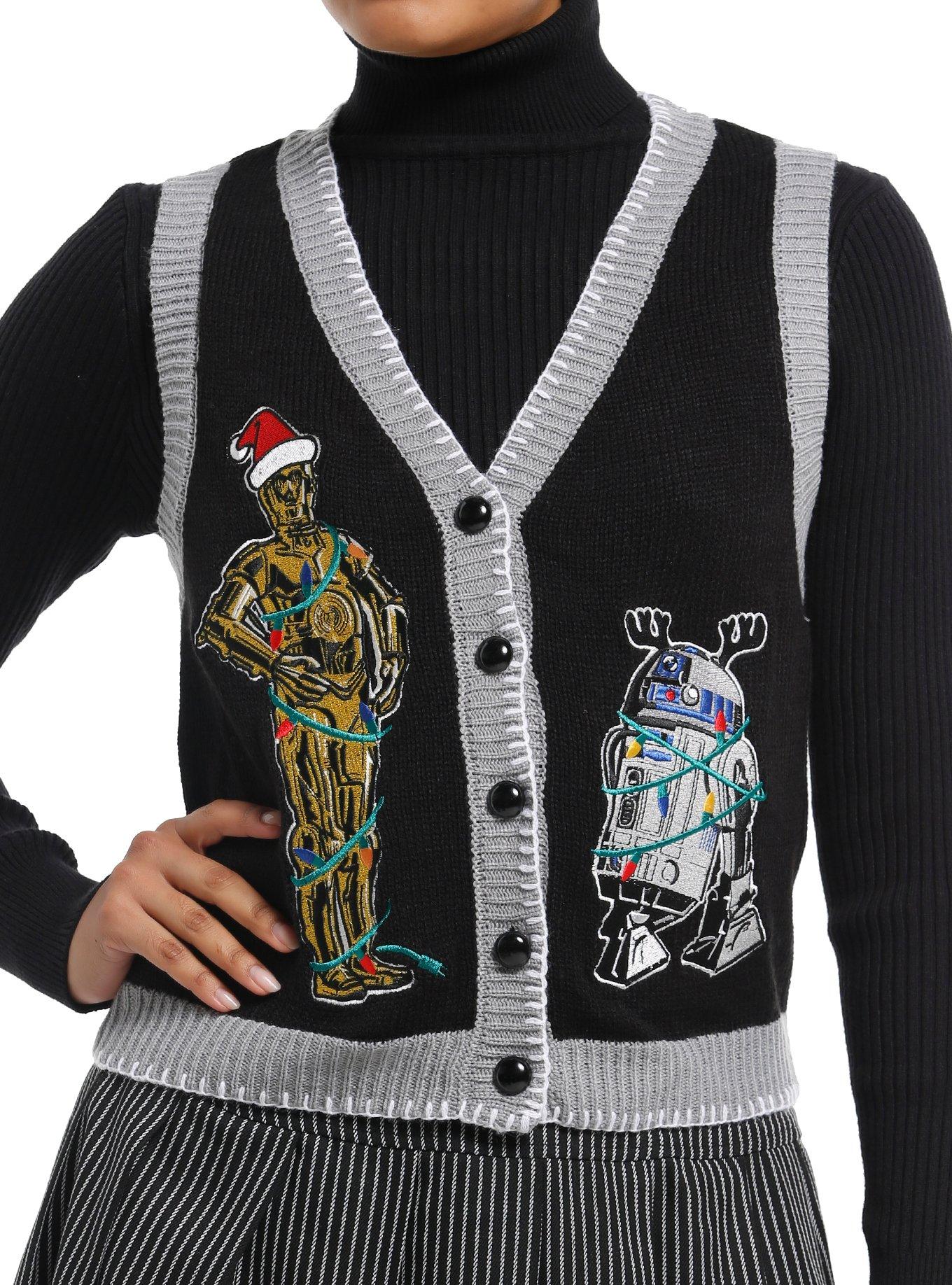 Star Wars Droids Holiday Girls Sweater Vest, , hi-res