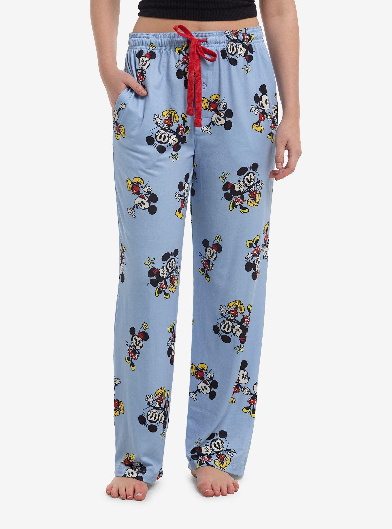 Disney Mickey Mouse & Minnie Mouse Pajama Pants, , hi-res