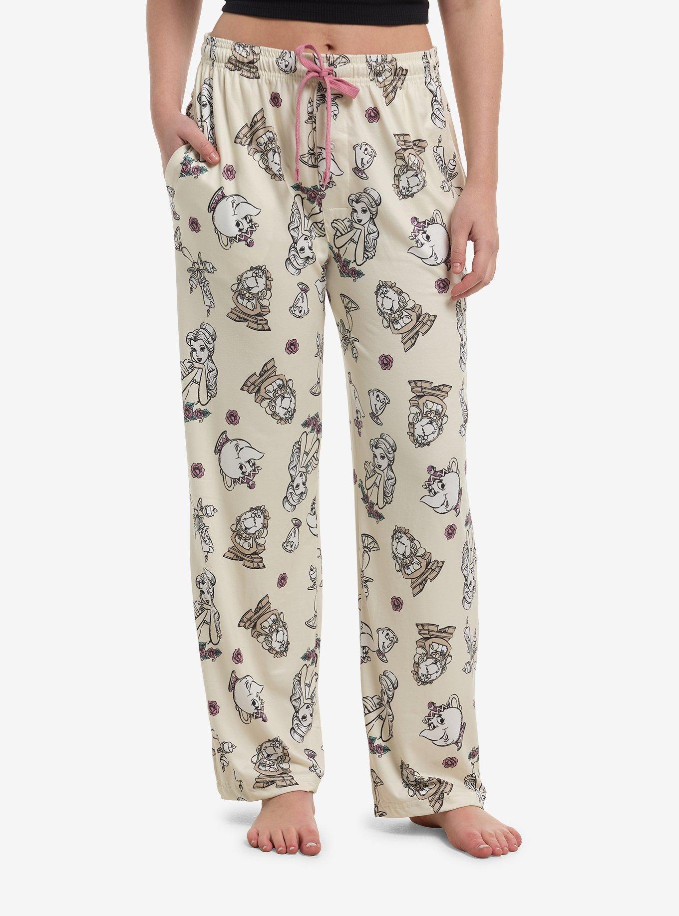 Disney Beauty And The Beast Character Pajama Pants, , hi-res