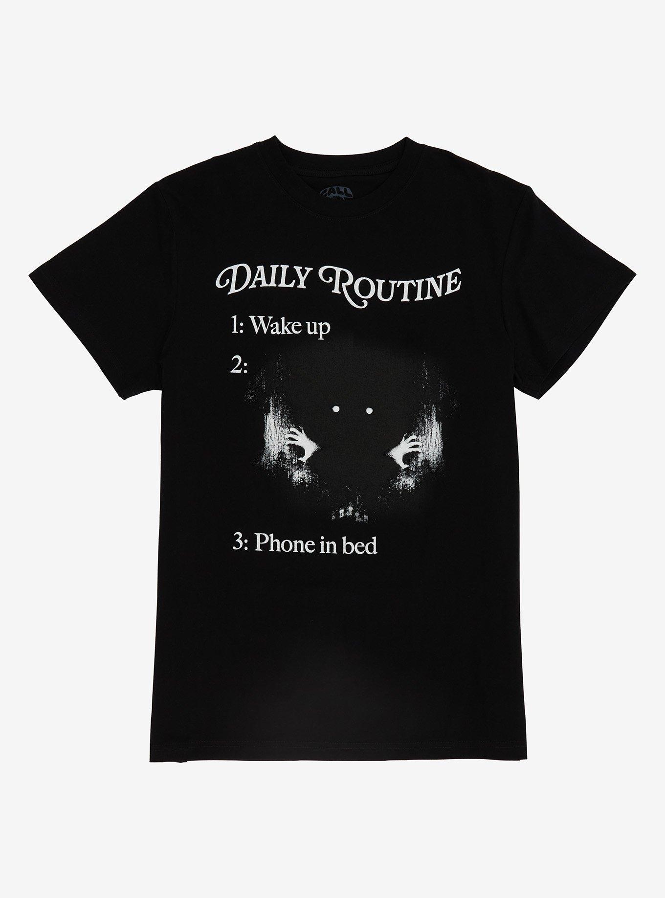 Scary Daily Routine T-Shirt By Call Your Mother, , hi-res