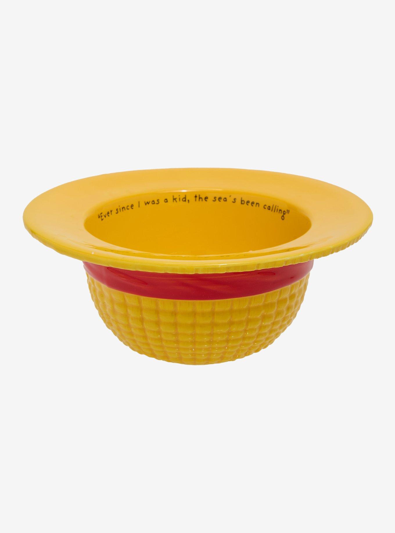 One Piece Luffy's Straw Hat Figural Bowl, , hi-res