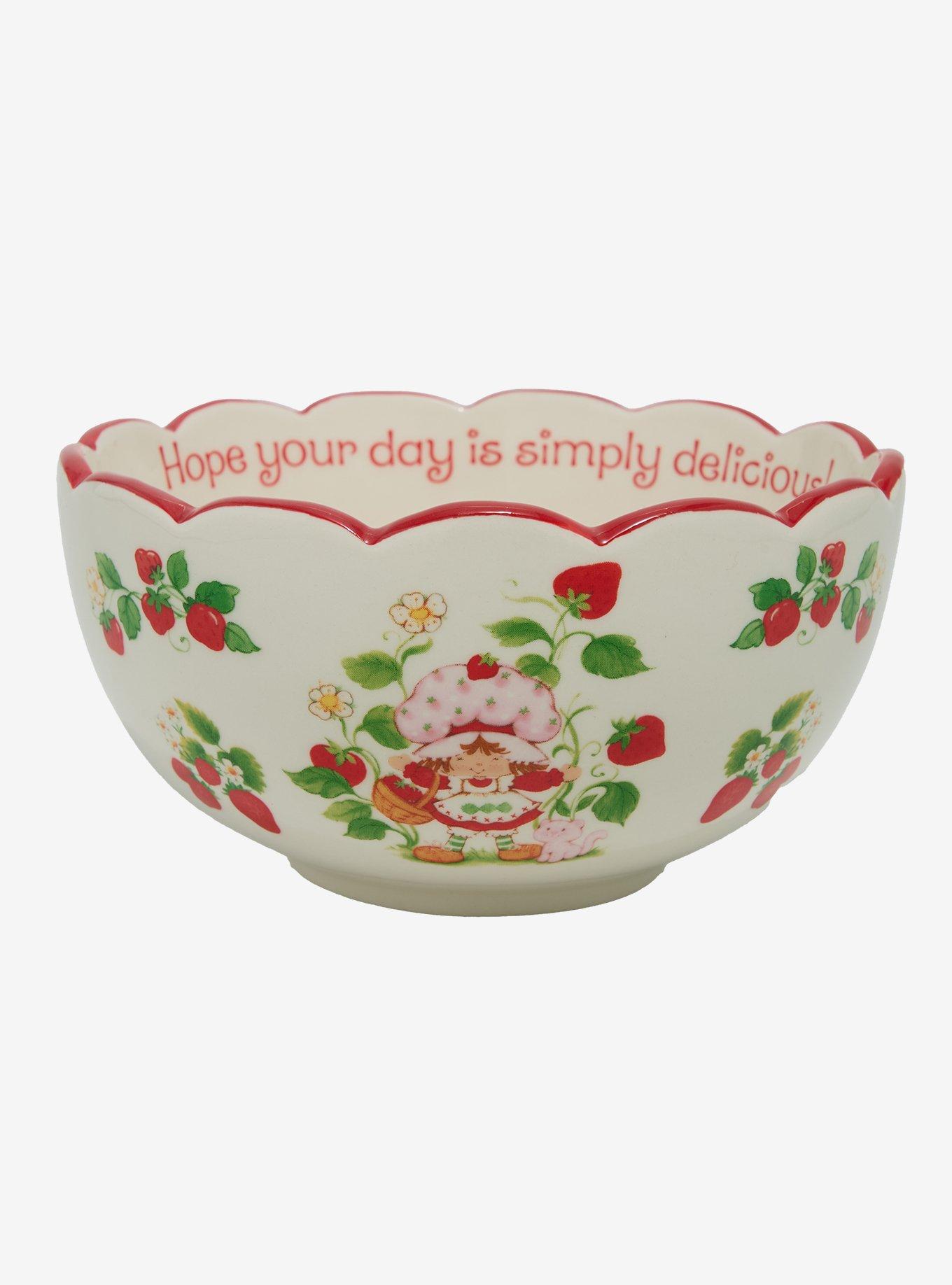 Strawberry Shortcake Simply Delicious Scalloped Bowl — BoxLunch Exclusive, , hi-res