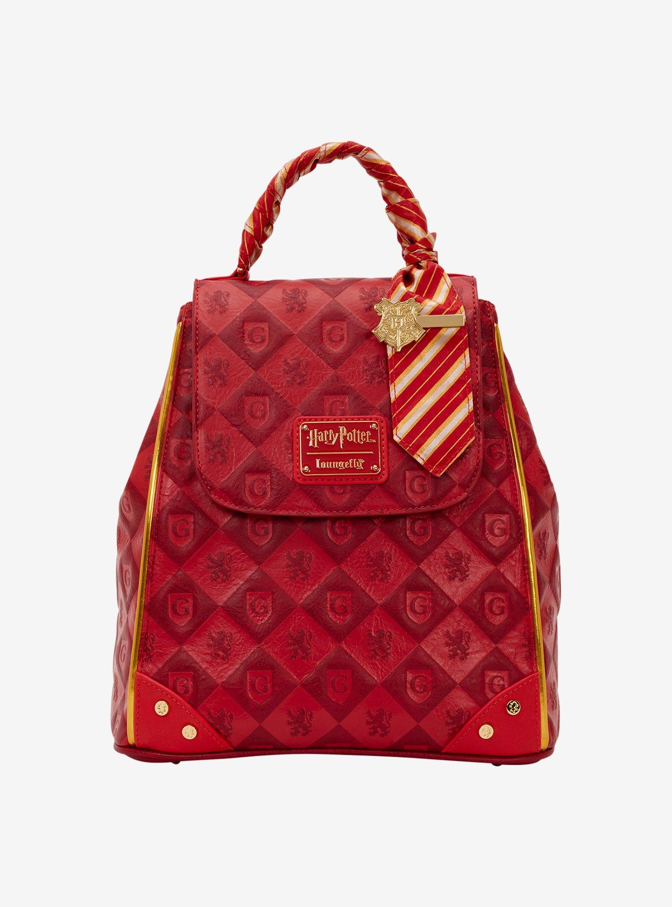 Loungefly Harry Potter Gryffindor Crest Allover Print Mini Backpack, , hi-res