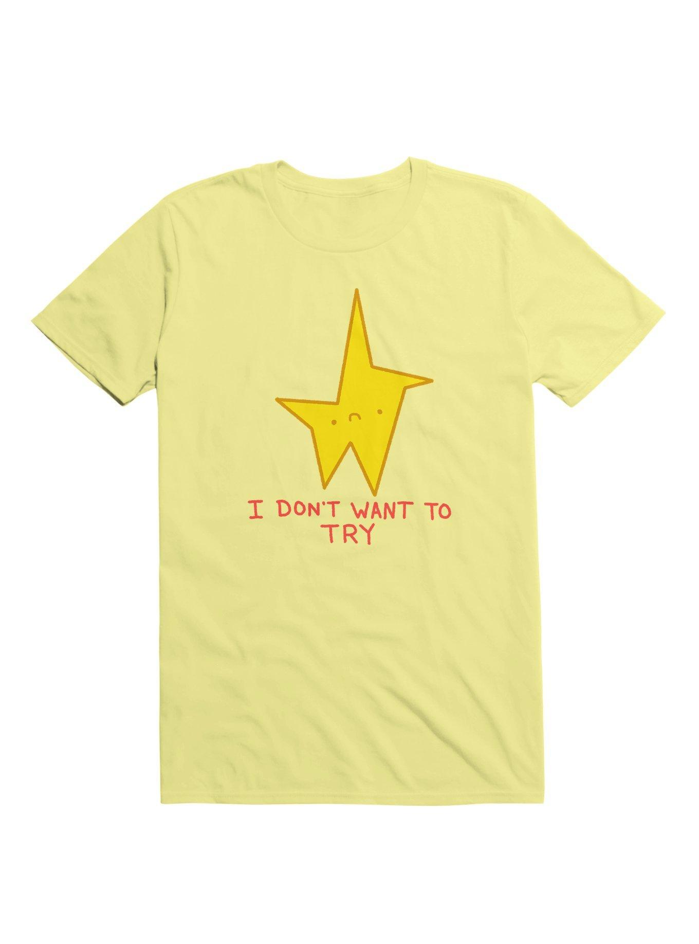 I Don't Want To Try Star T-Shirt, , hi-res