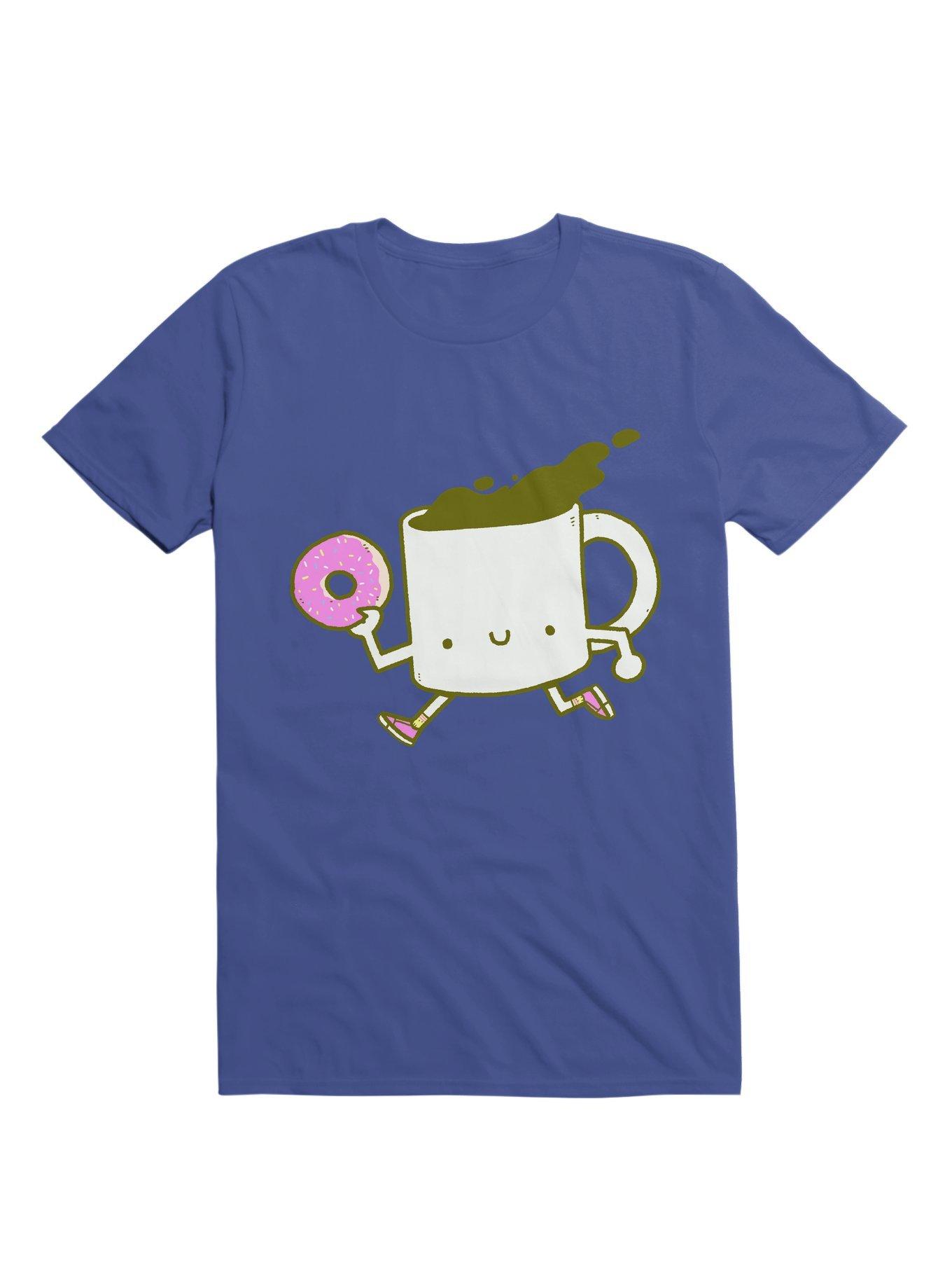 Morning Routine Run Coffe And Donut T-Shirt, , hi-res
