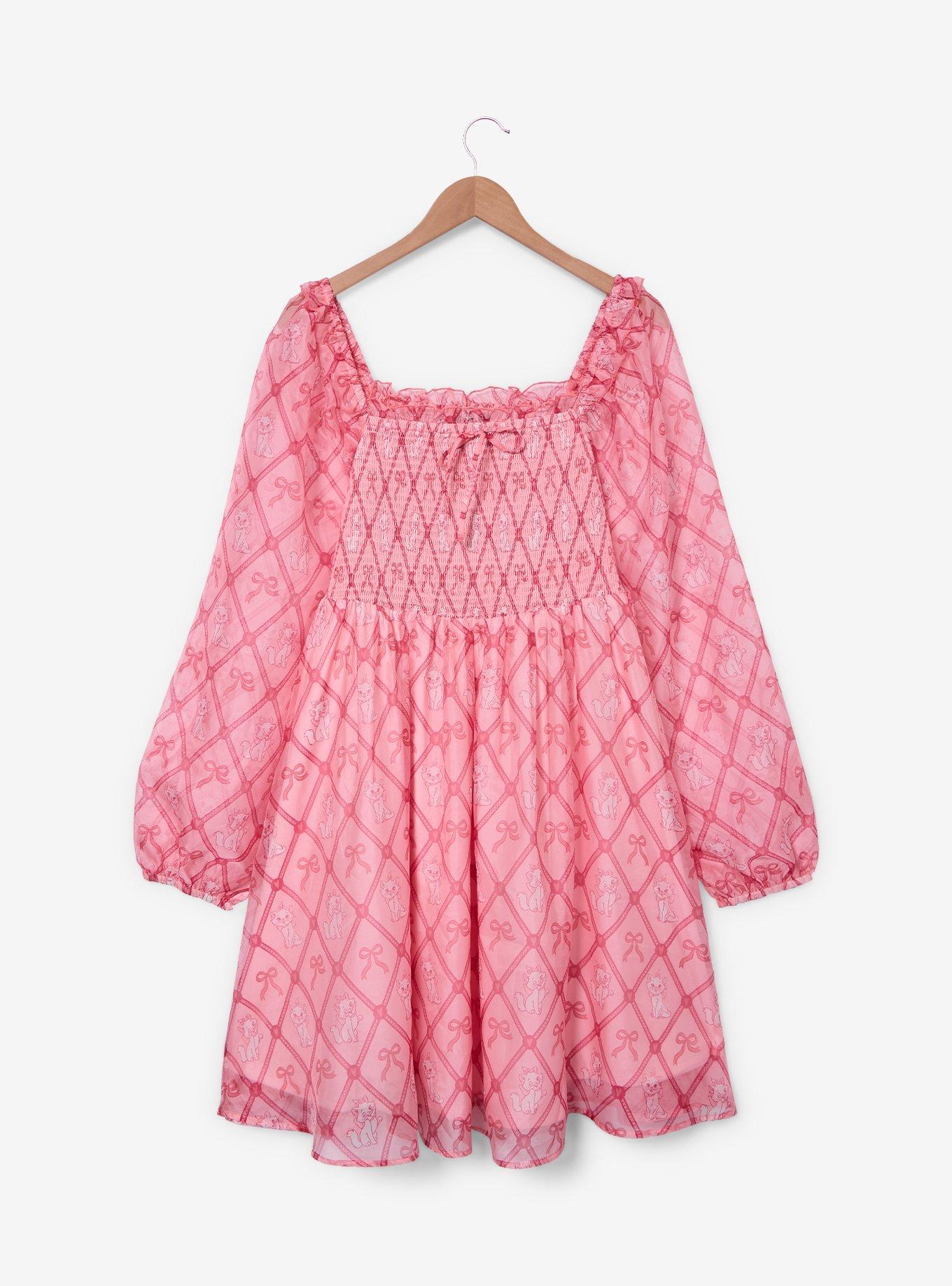 Disney The Aristocats Marie Chiffon Dress Plus Size, , hi-res