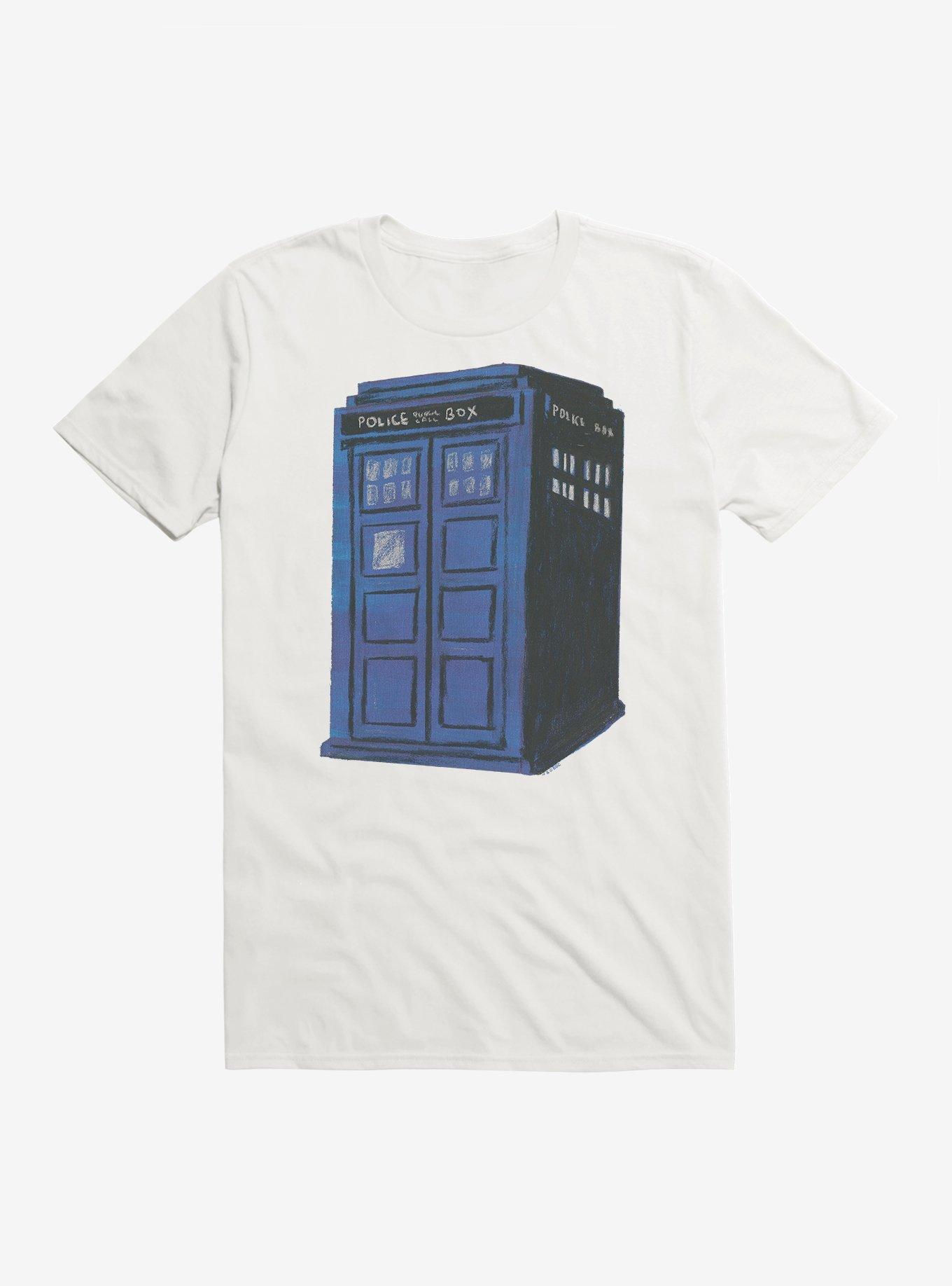 Doctor Who Tardis Painting T-Shirt, , hi-res