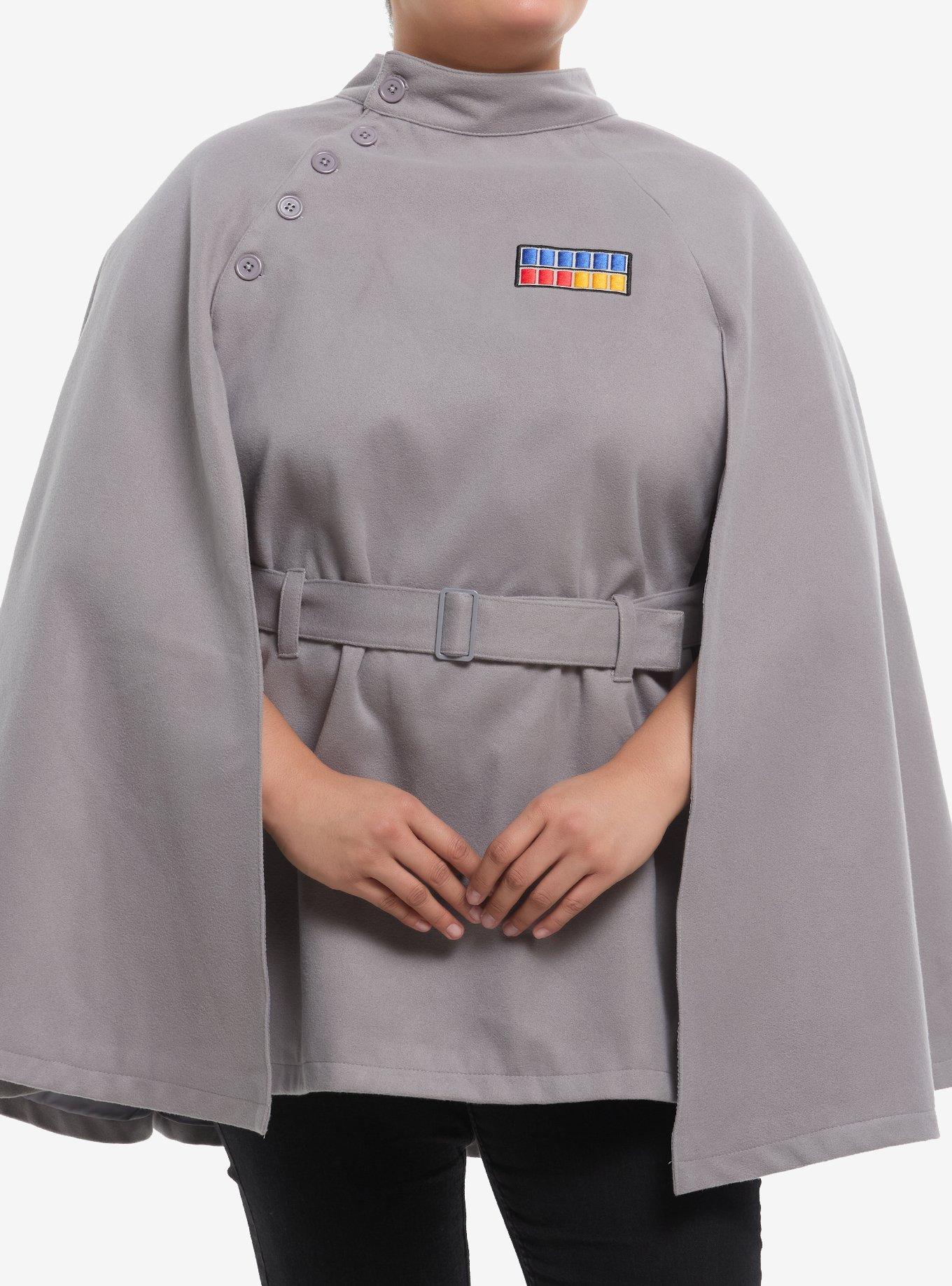 Her Universe Star Wars Imperial Officer Cape Coat Plus Size Her Universe Exclusive, , hi-res
