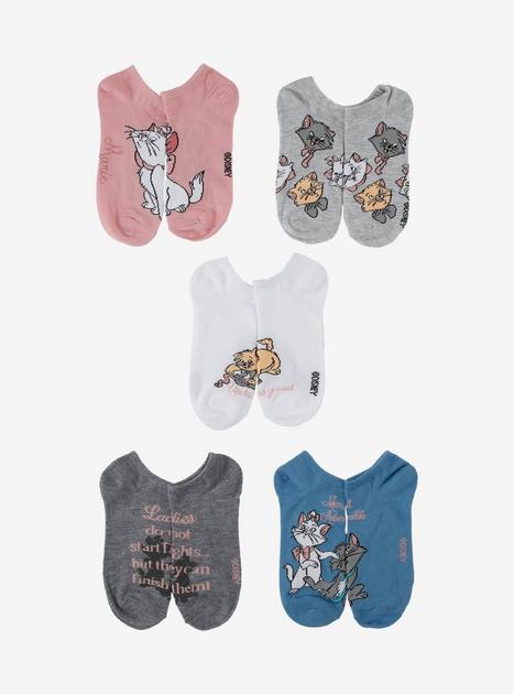 Disney The Aristocats Kittens No-Show Socks 5 Pair | Hot Topic