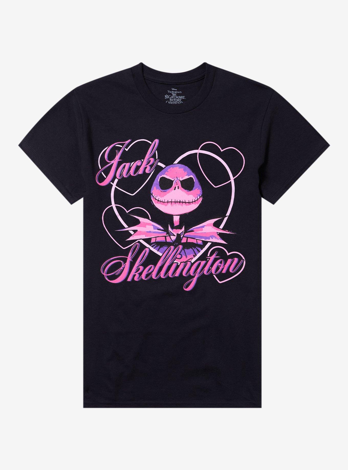 The Nightmare Before Christmas Jack Skellington Hearts T-Shirt, , hi-res