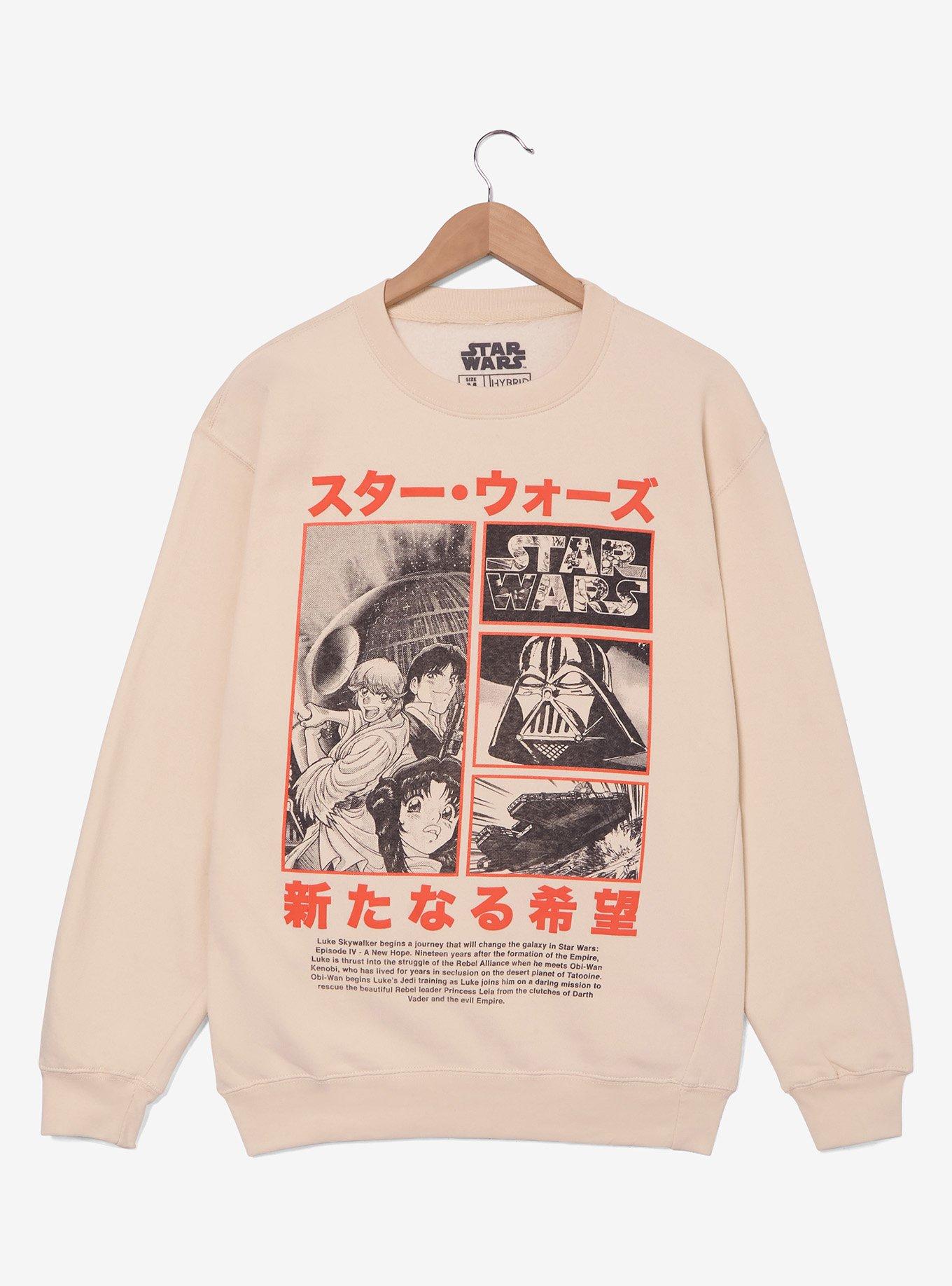 Star Wars Manga Panels Crewneck - BoxLunch Exclusive, , hi-res