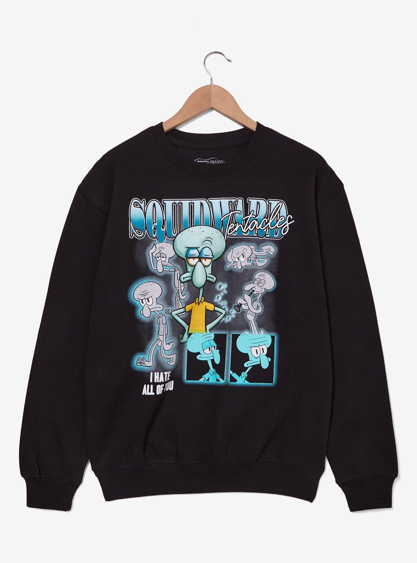 SpongeBob SquarePants Squidward Tentacles Multi-Portrait Crewneck, , hi-res
