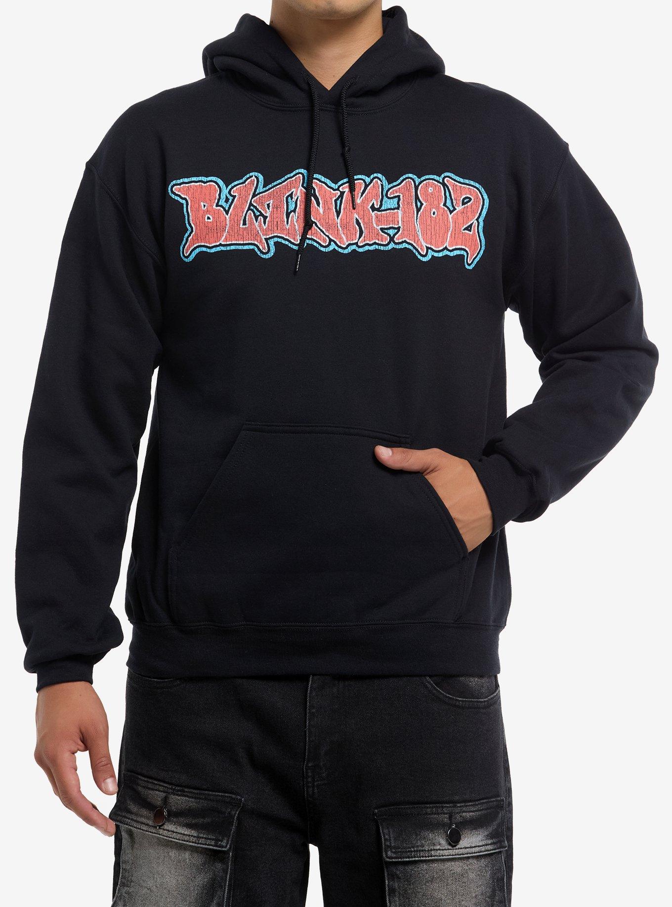 hot topic Blink-182 Aliens Exist Hoodie BLACK