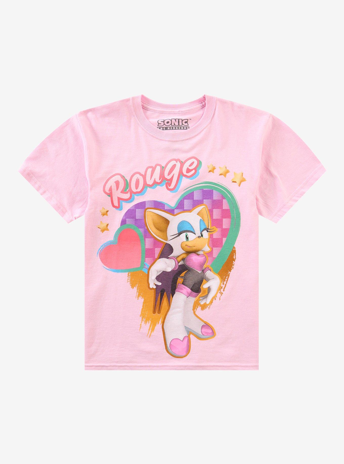Sonic The Hedgehog Rouge Heart Checkered T-Shirt, , hi-res