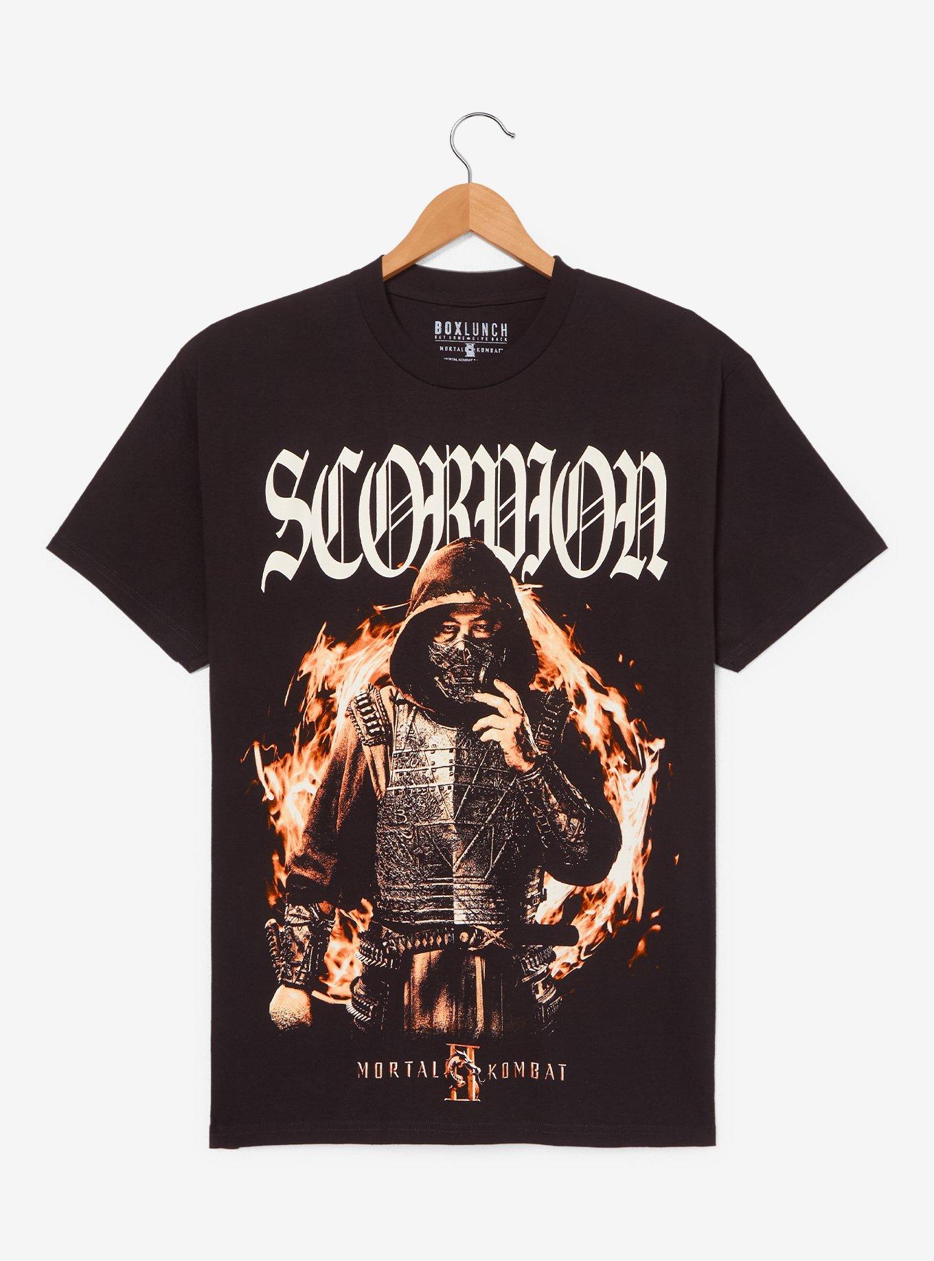Mortal Kombat II Scorpion T-Shirt — BoxLunch Exclusive, , hi-res