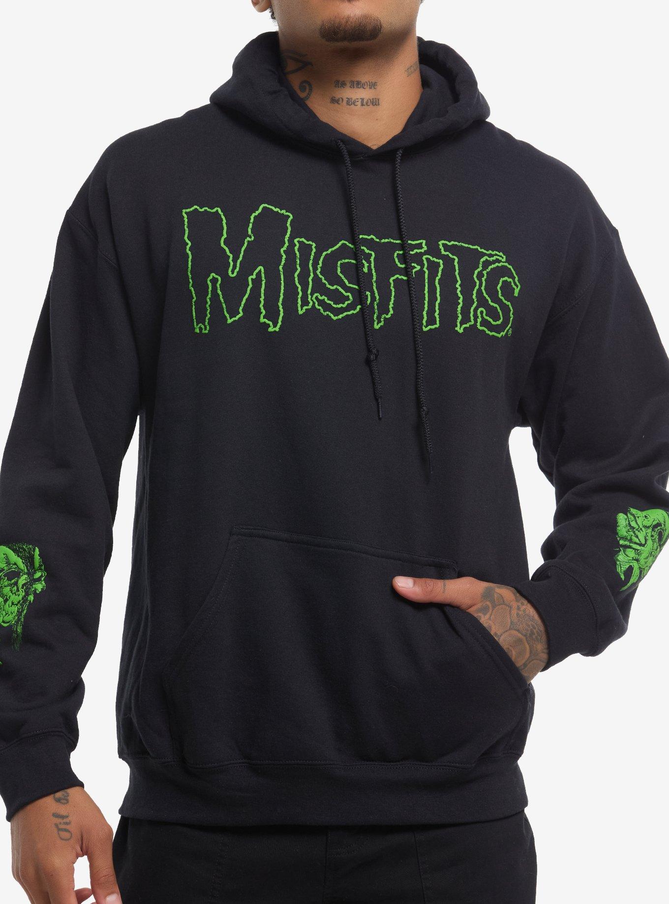 Misfits Decaying Skull Hoodie, , hi-res