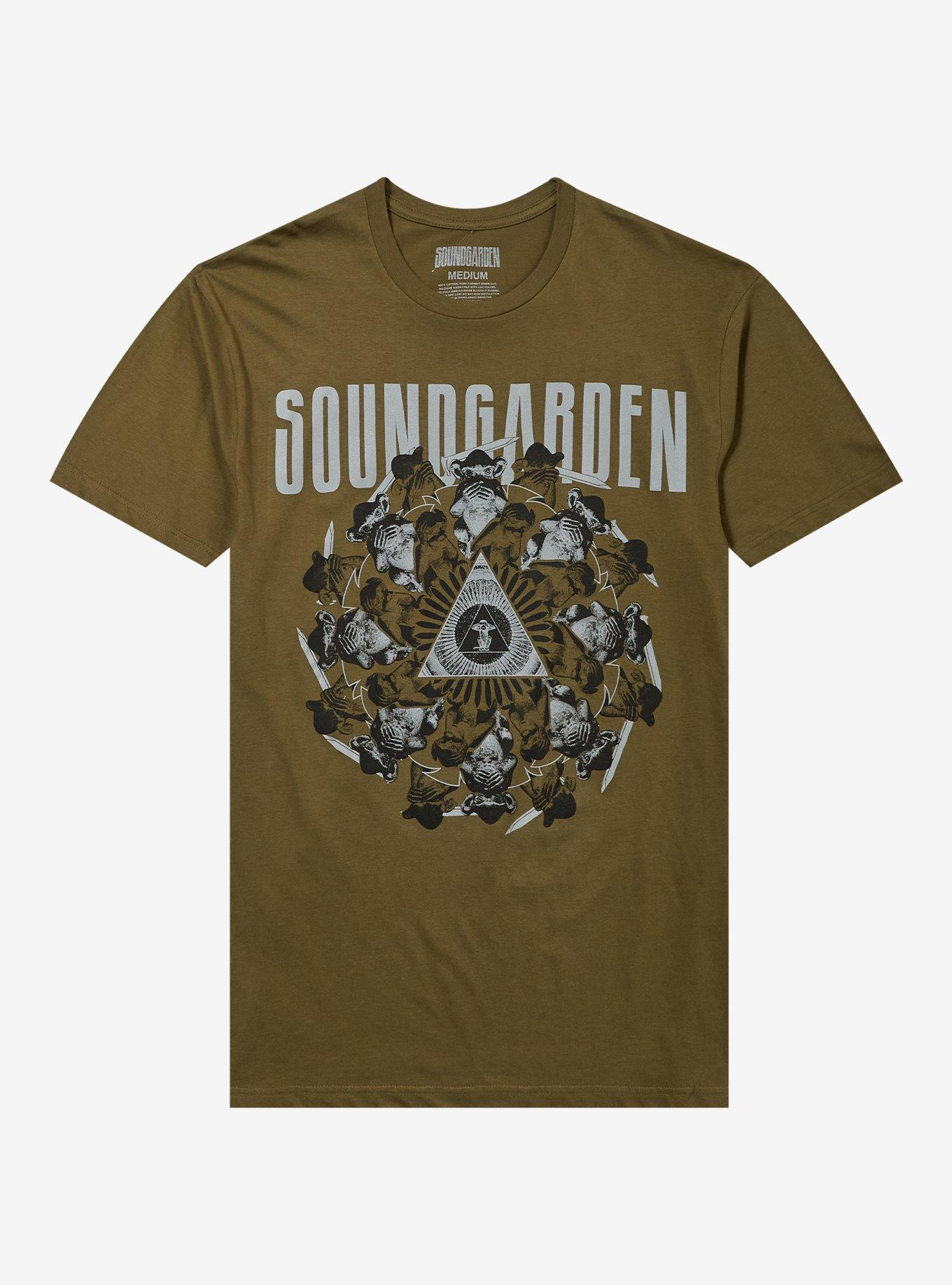 Soundgarden 2017 Tour Green T-Shirt, , hi-res