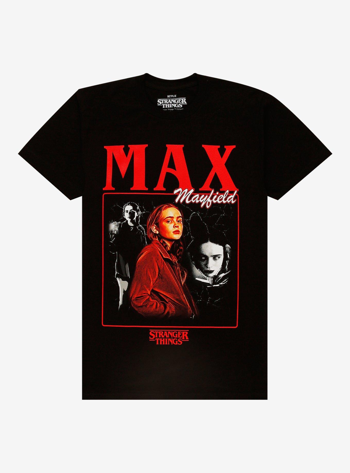 STRANGER THINGS ポップアップ　Tシャツ　マックス Stranger Things Max Mayfield Collage T-Shirt | Hot Topic