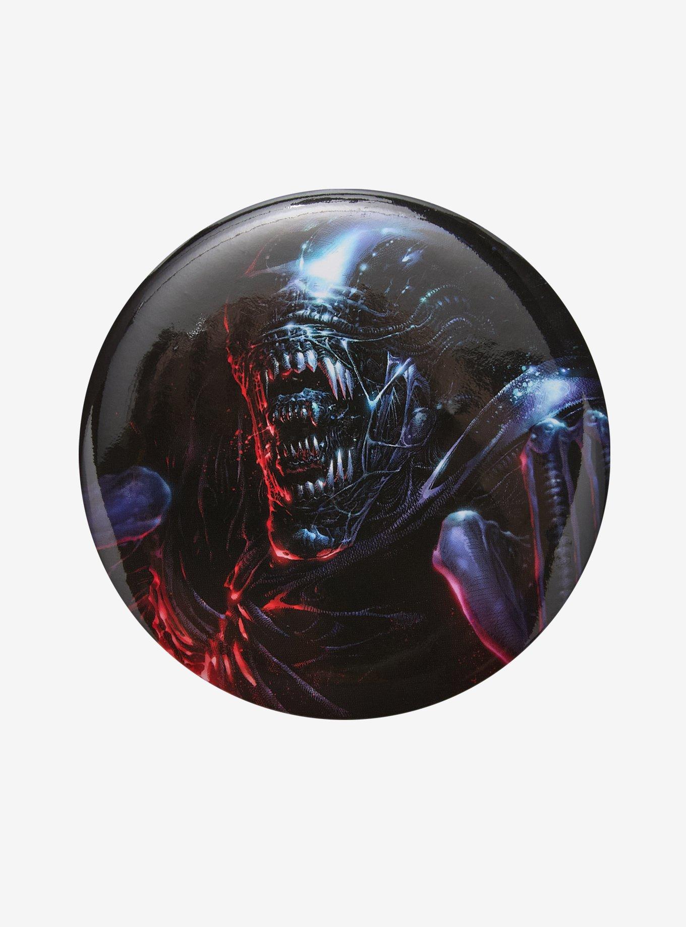 Alien Xenomorph Close-Up 3 Inch Button, , hi-res