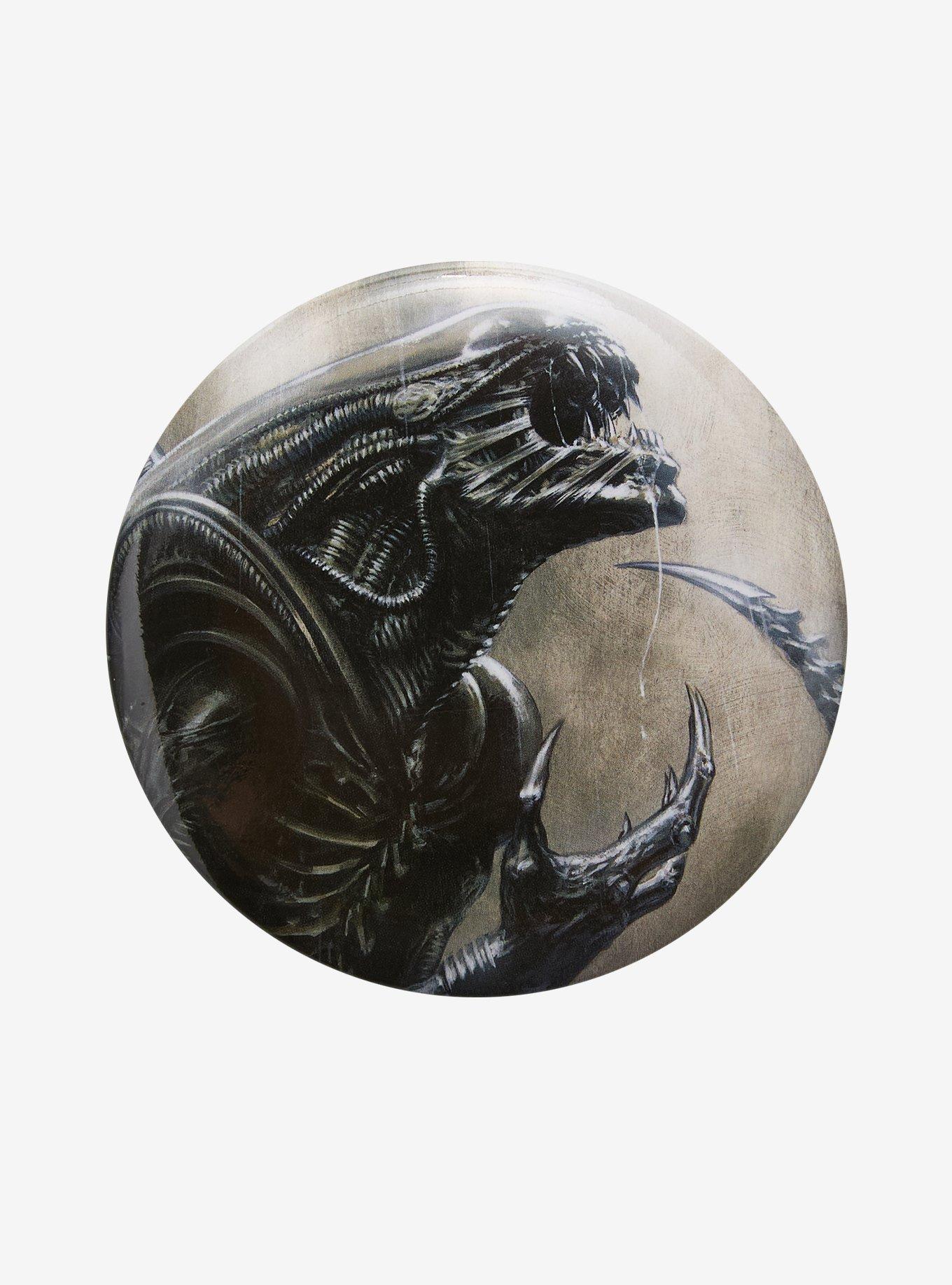 Alien Xenomorph 3 Inch Button, , hi-res