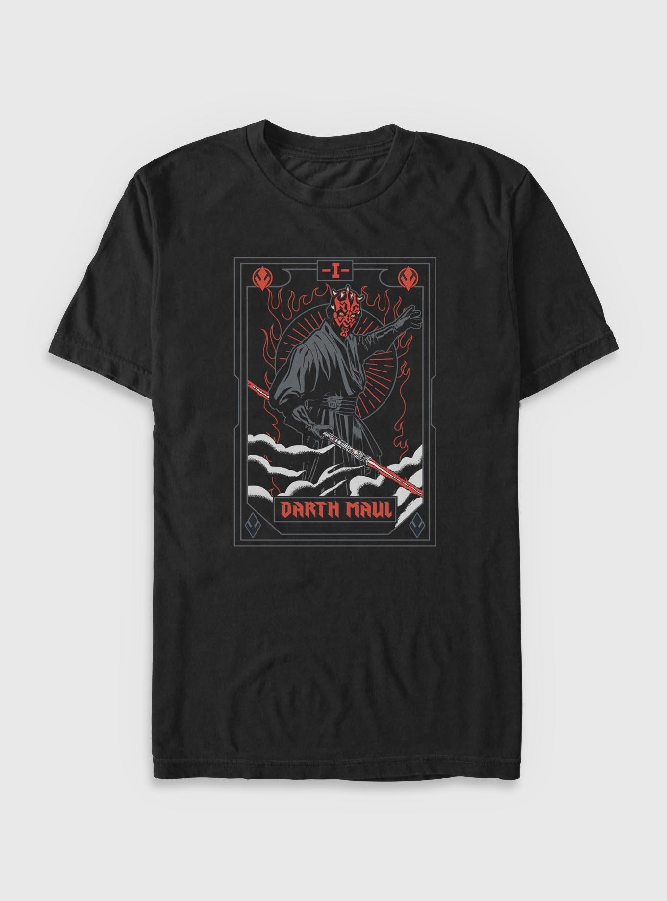 Star Wars Darth Maul Crimson Lord Tarot T-Shirt, BLACK, hi-res