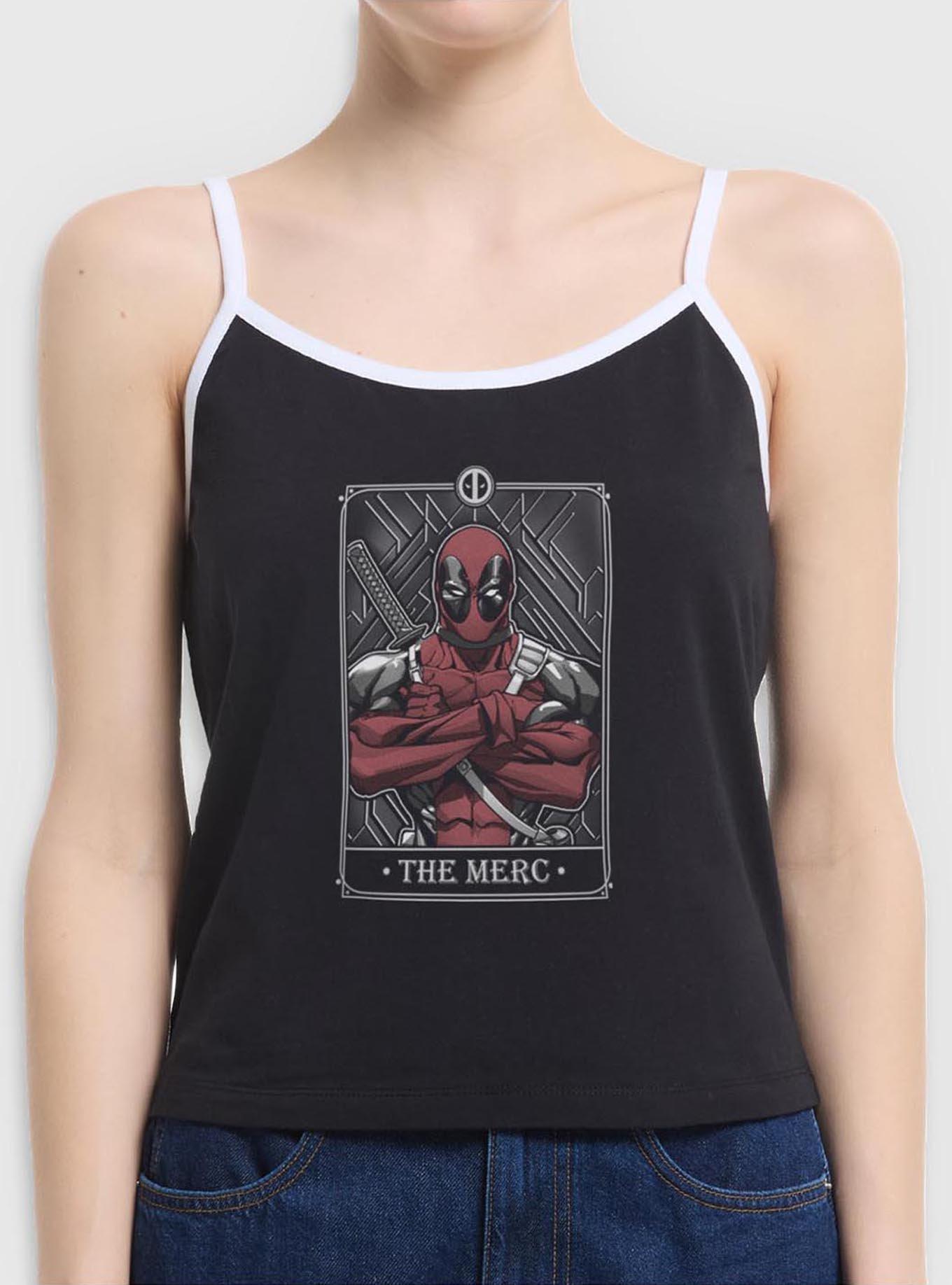 Marvel Deadpool The Merc Tarot Girls Cami