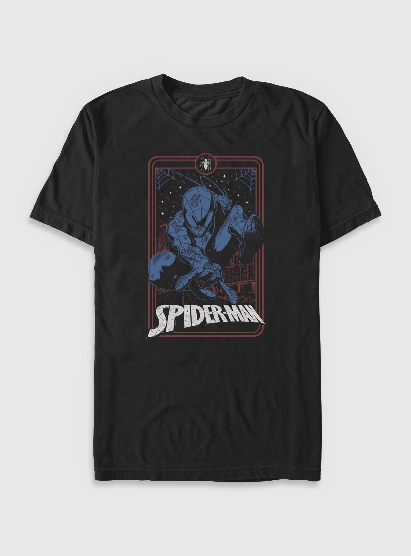 Marvel Spider-Man Web Tarot T-Shirt, BLACK, hi-res