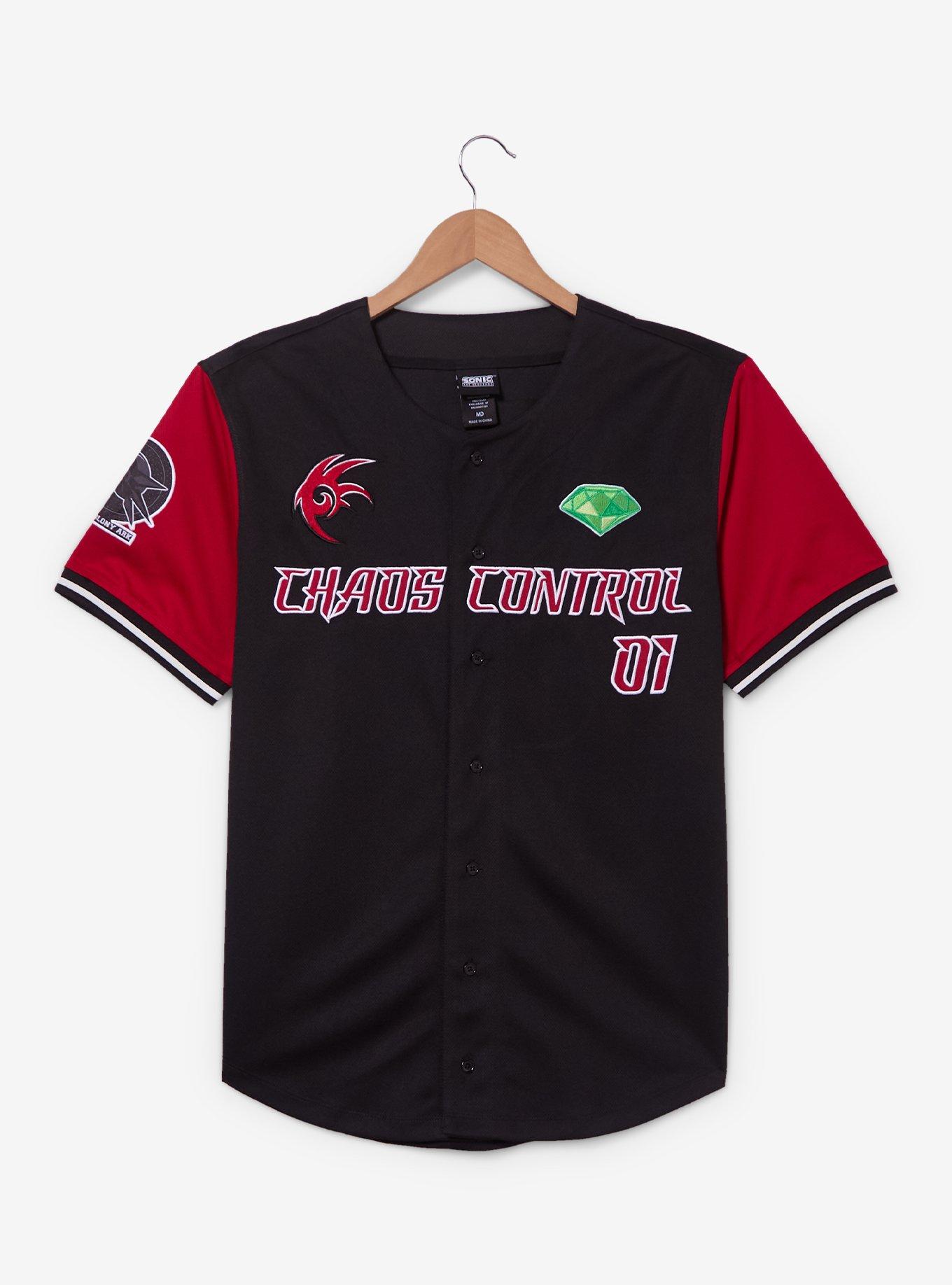 Sonic the Hedgehog Shadow Icons Baseball Jersey &mdash; BoxLunch Exclusive, , hi-res