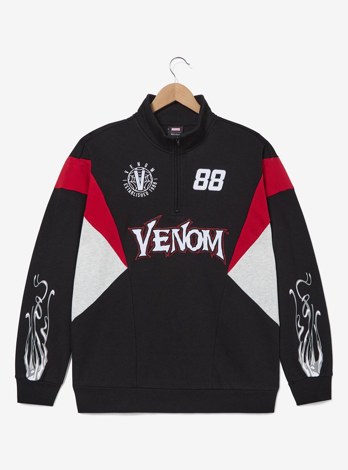 Venom Racing Quarter Zip Crewneck— BoxLunch Exclusive, , hi-res