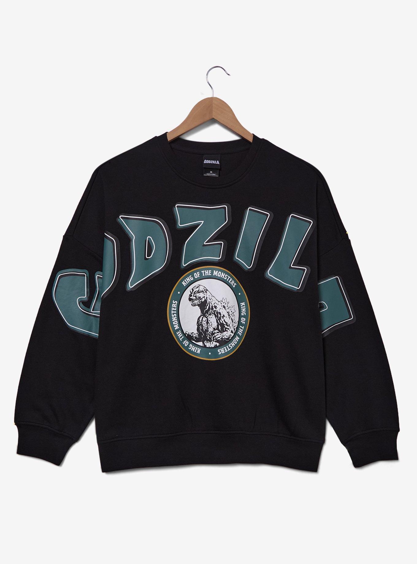 Godzilla Name Graphic Crewneck — BoxLunch Exclusive, , hi-res
