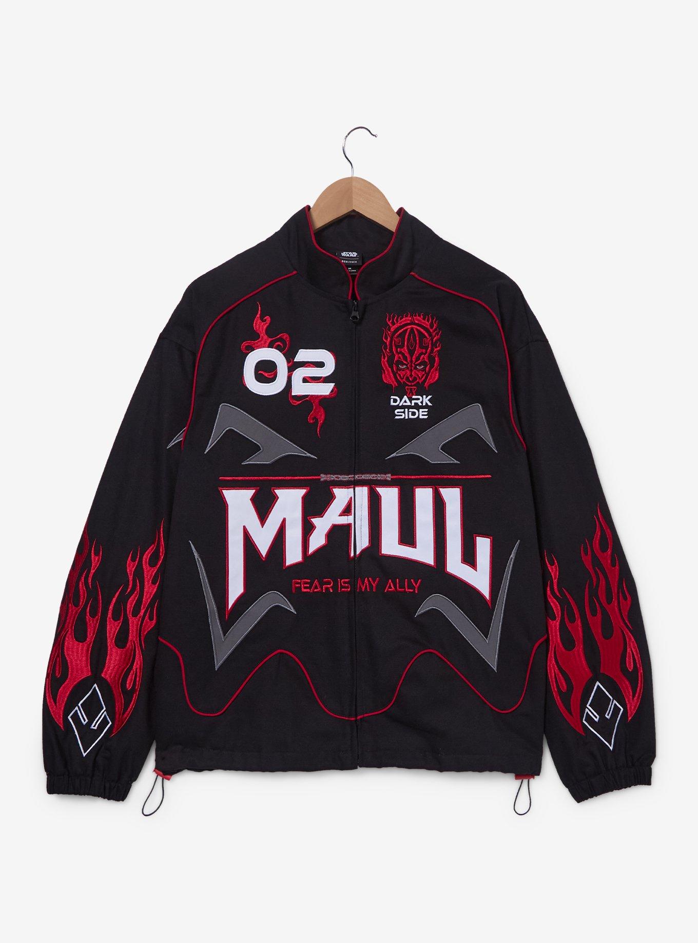 Star Wars Darth Maul Embroidered Moto Jacket - BoxLunch Exclusive, , hi-res