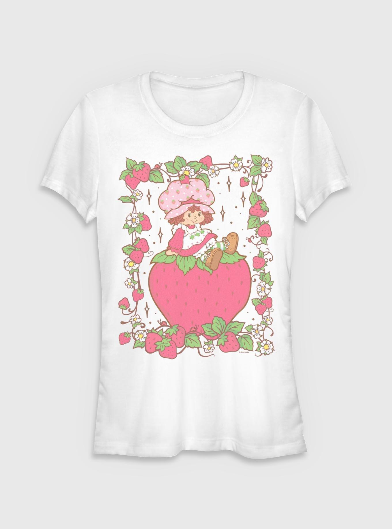 Strawberry Shortcake Strawberry Pose Girls T-Shirt, , hi-res