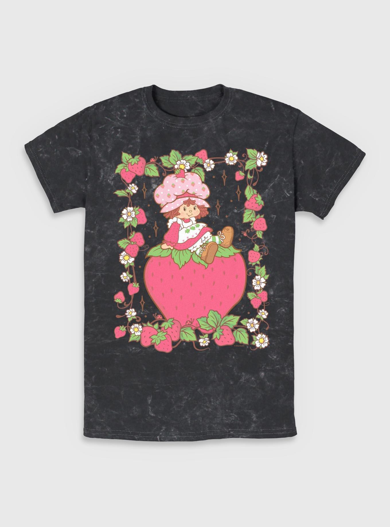 Strawberry Shortcake Strawberry Pose Mineral Wash T-Shirt, , hi-res