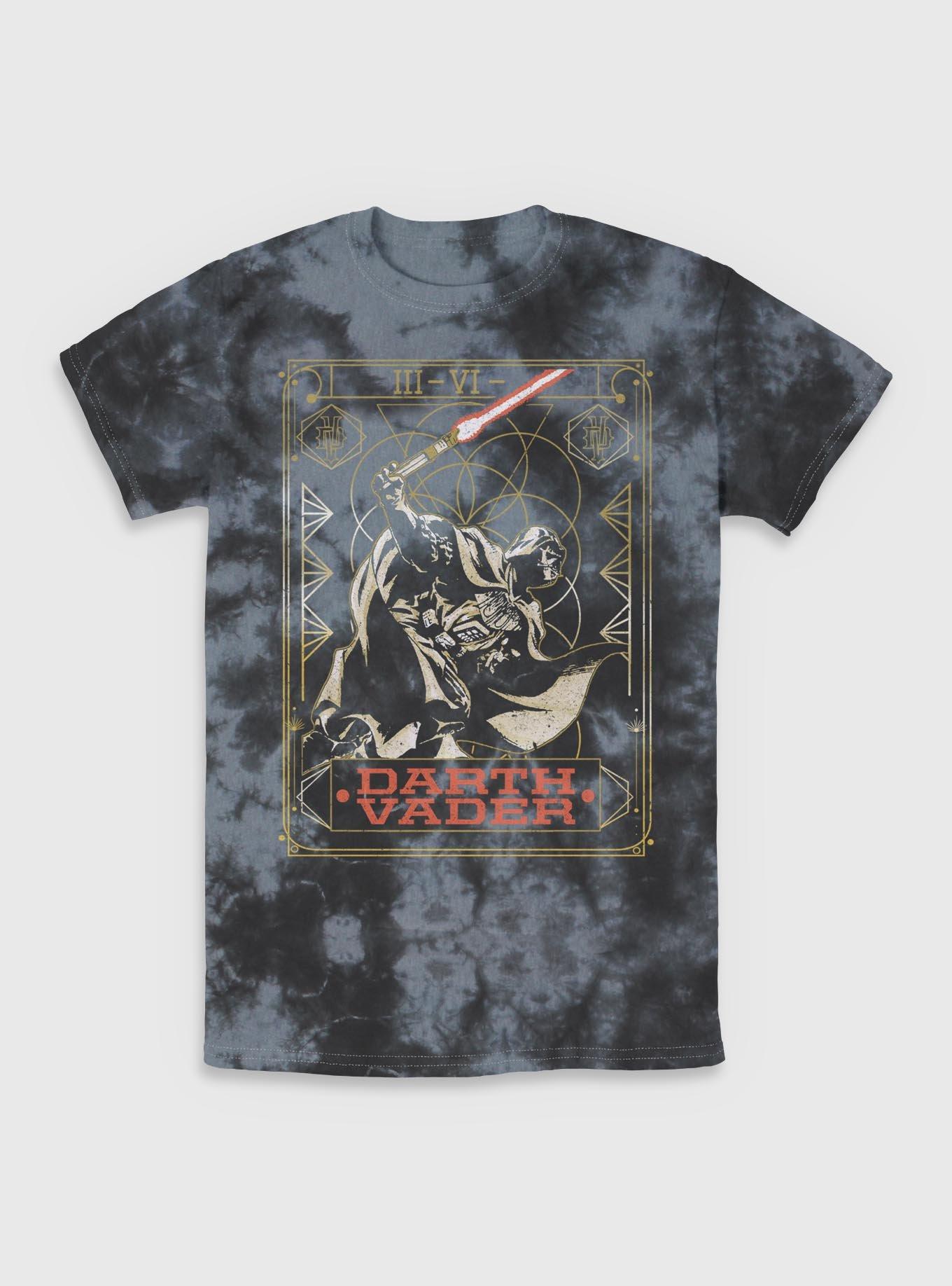 Star Wars Darth Vader The Apprentice Tarot Tie-Dye T-Shirt, BLKCHAR, hi-res