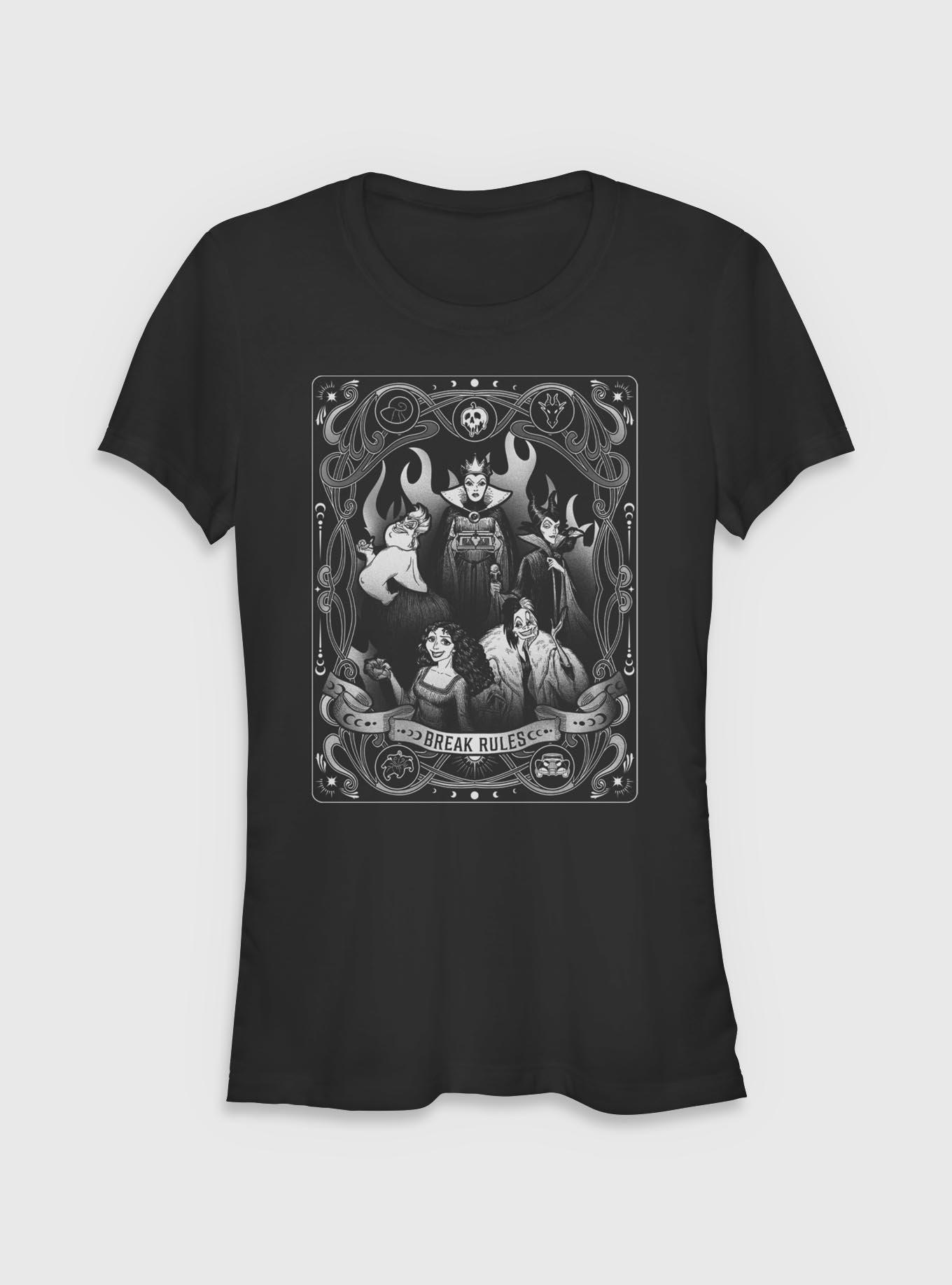 Disney Villains Tarot Girls T-Shirt, BLACK, hi-res