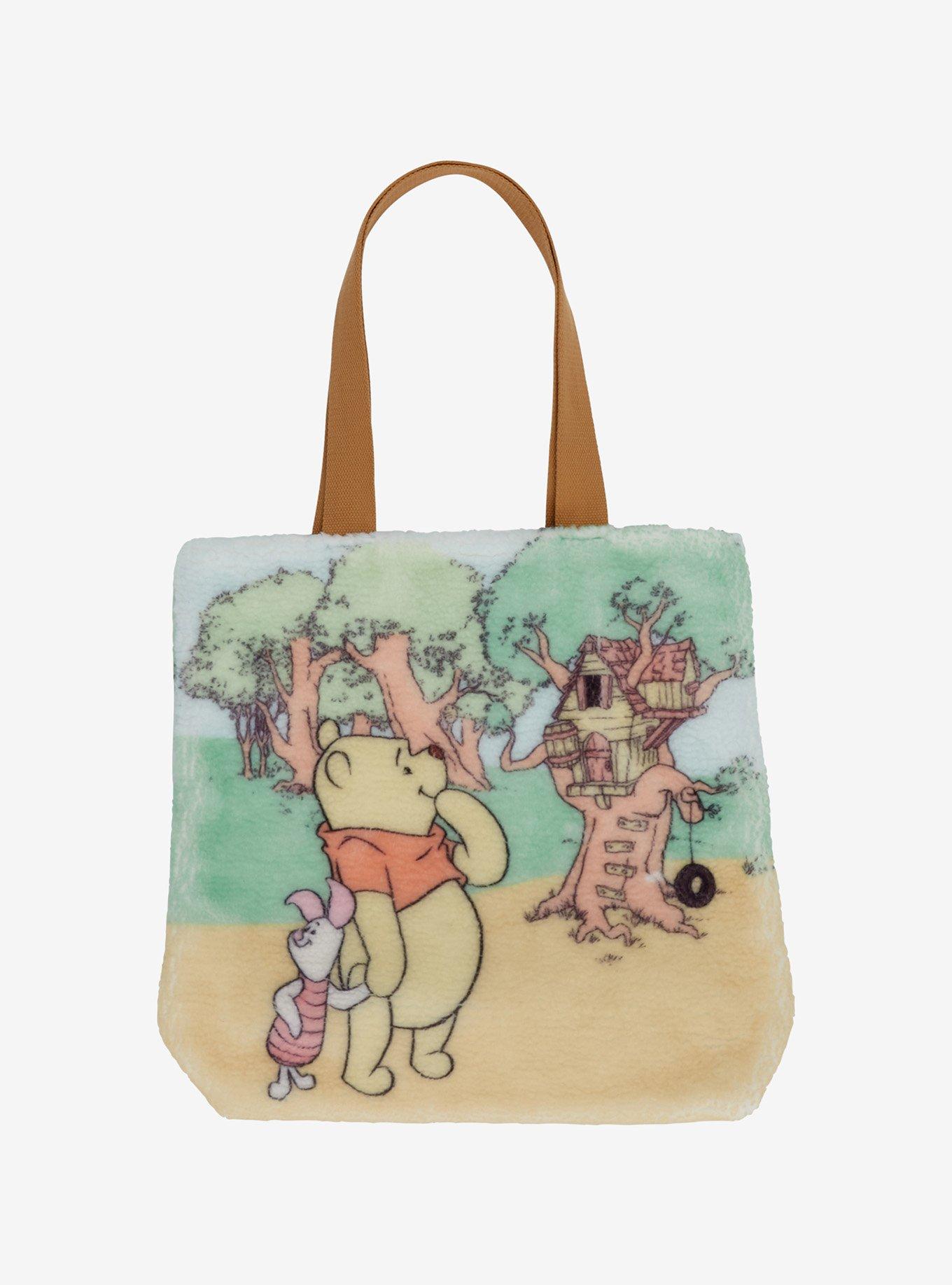 Her Universe Disney Winnie The Pooh Fuzzy Tote Bag | Hot Topic