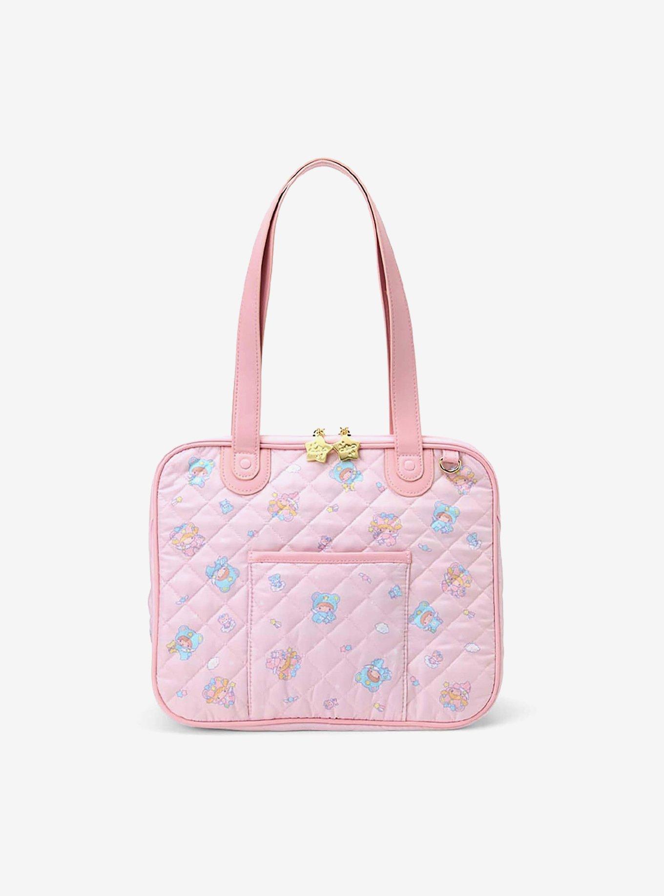 サンエックス Twin Angelsツインエンジェルス　ショルダーバック　レア Sanrio Japan Originals Little Twin Stars Satchel Bag | Hot Topic