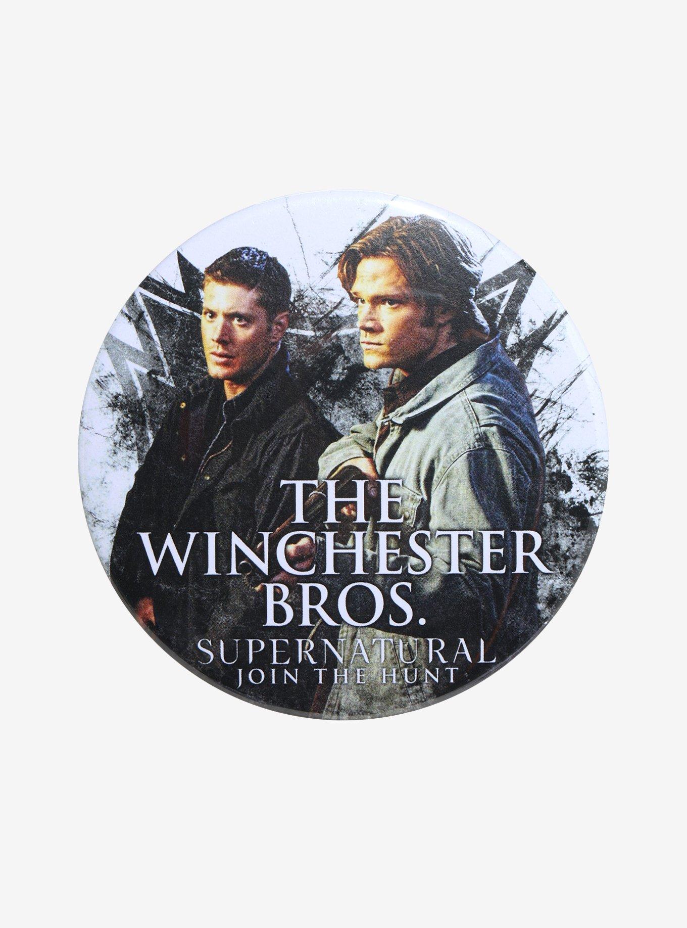 Supernatural Winchester Brothers 3 Inch Button, , hi-res