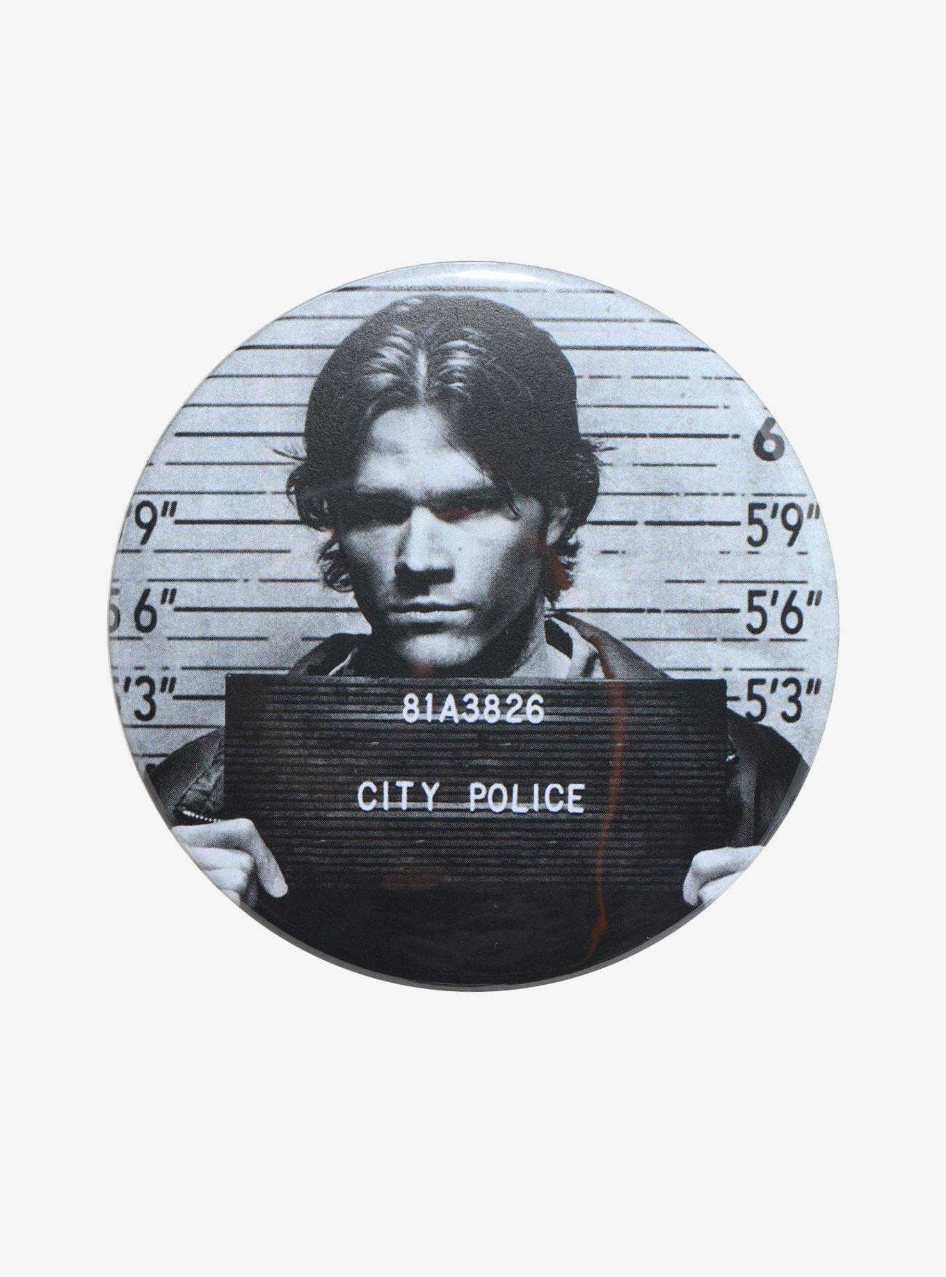Supernatural Sam Mug Shot 3 Inch Button, , hi-res