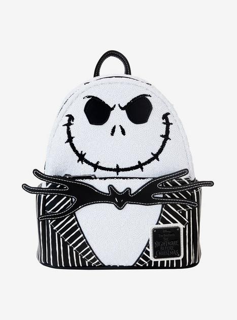 jack skellington head mini backpack The Nightmare Before Christmas Smiling Light-Up Mini-Backpack The perfect accessory to transition from Halloween to the holidays Disney Nightmare Before Christmas Glow