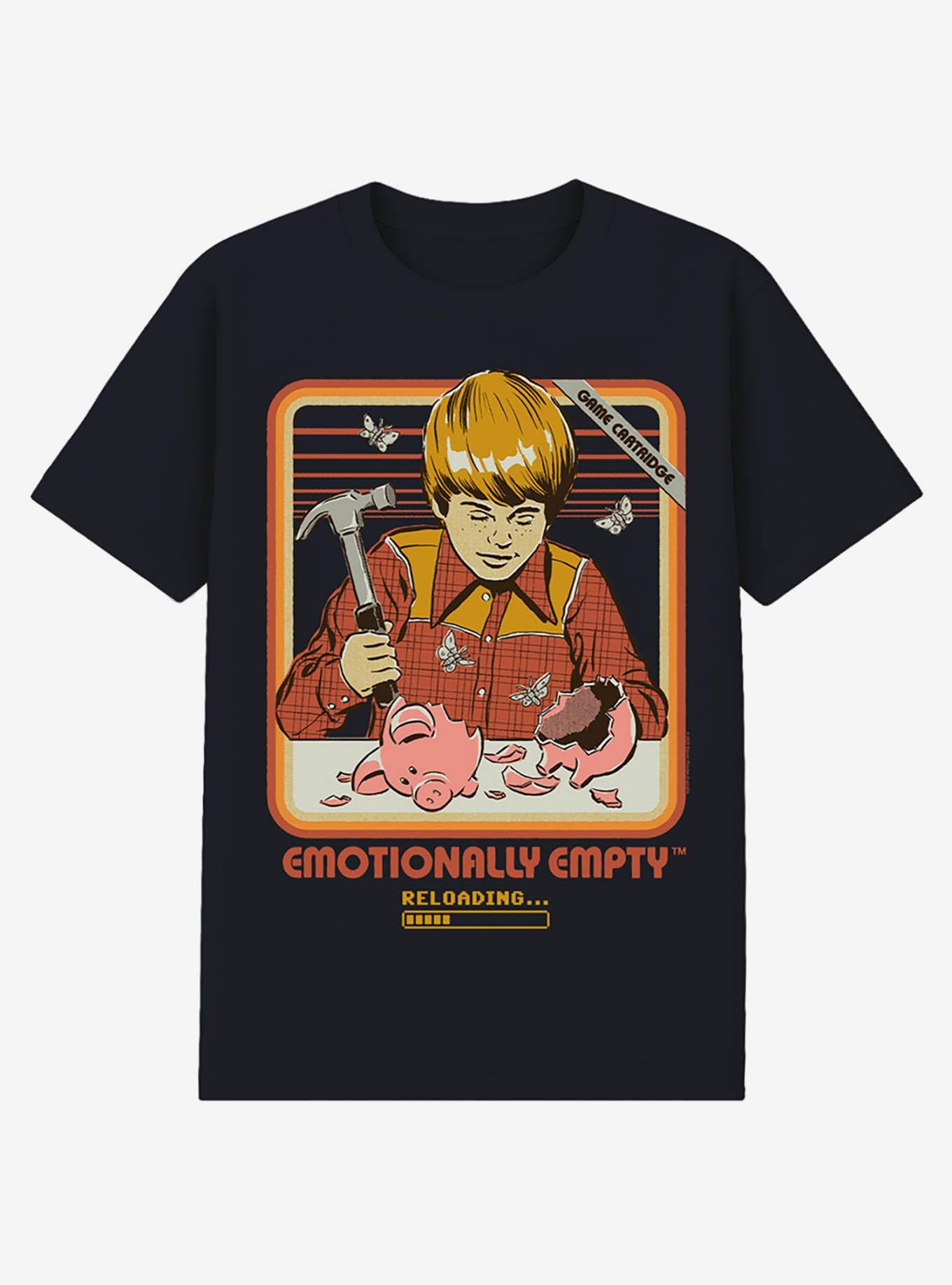 Steven Rhodes Emotionally Empty Black T-Shirt, , hi-res