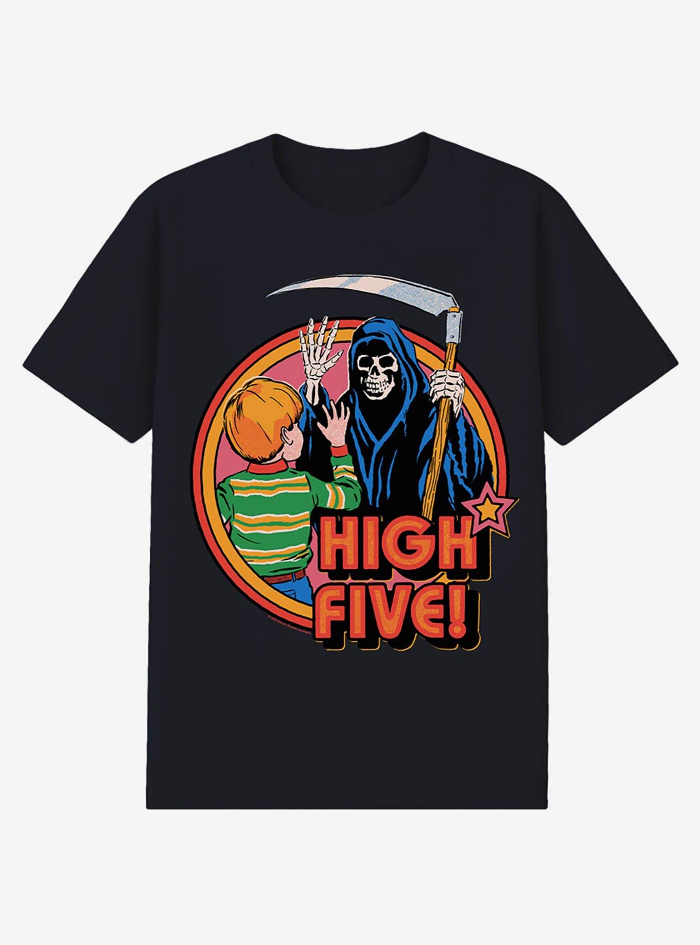 Steven Rhodes High Five Black T-Shirt, , hi-res