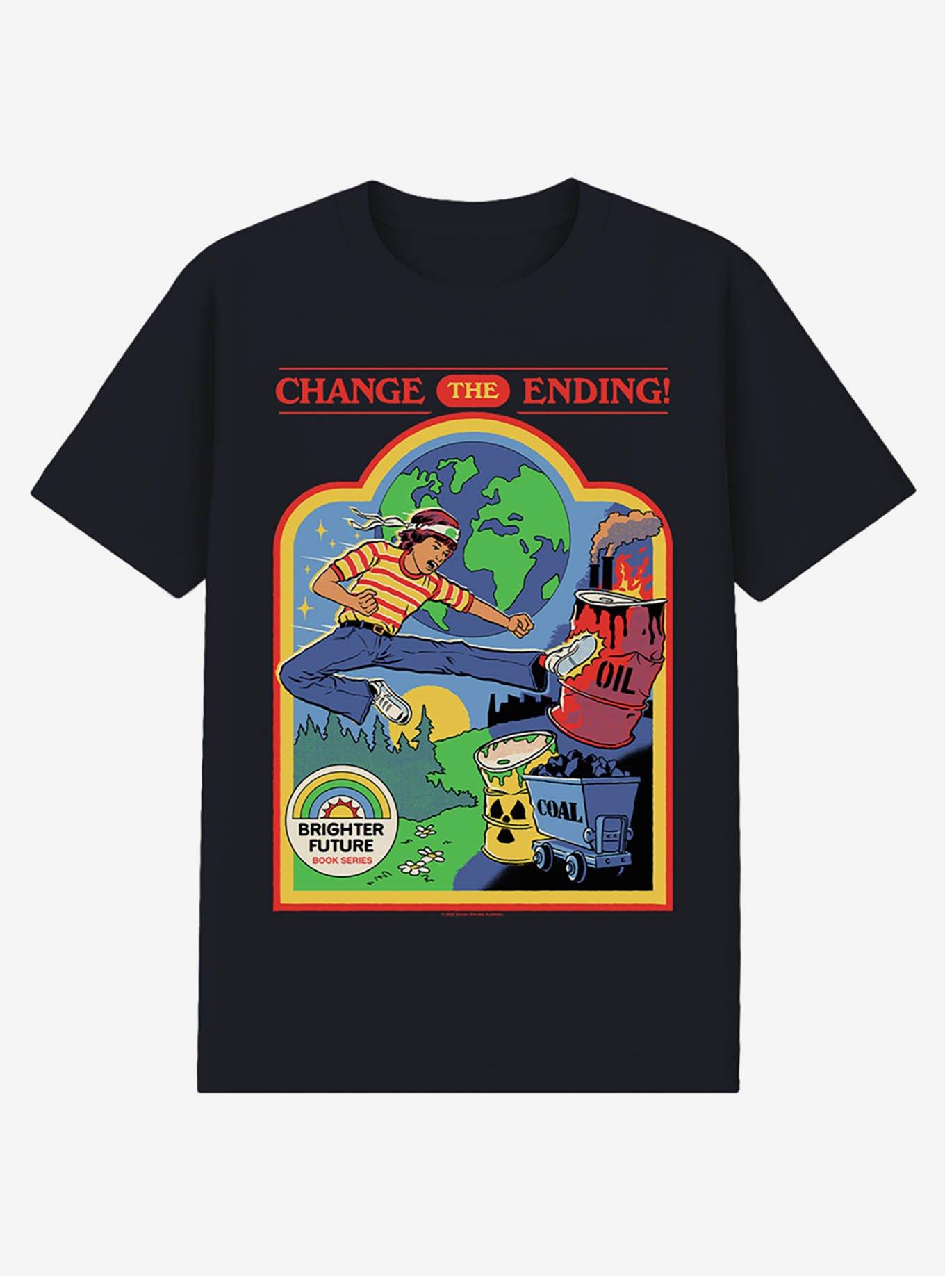 Steven Rhodes Change The Ending Black T-Shirt, , hi-res