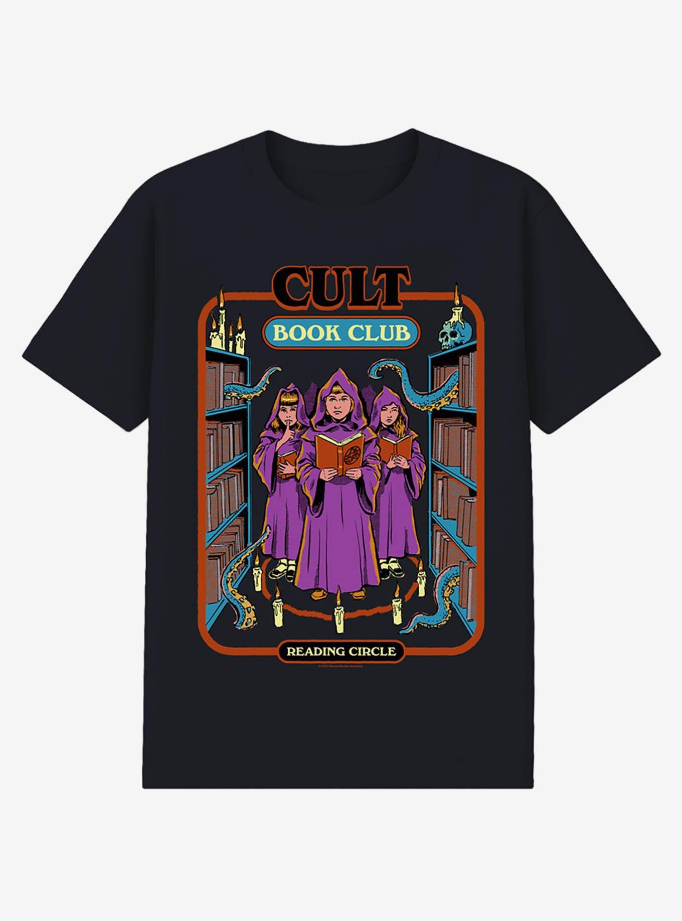 Steven Rhodes Cult Book Club Black T-Shirt, , hi-res