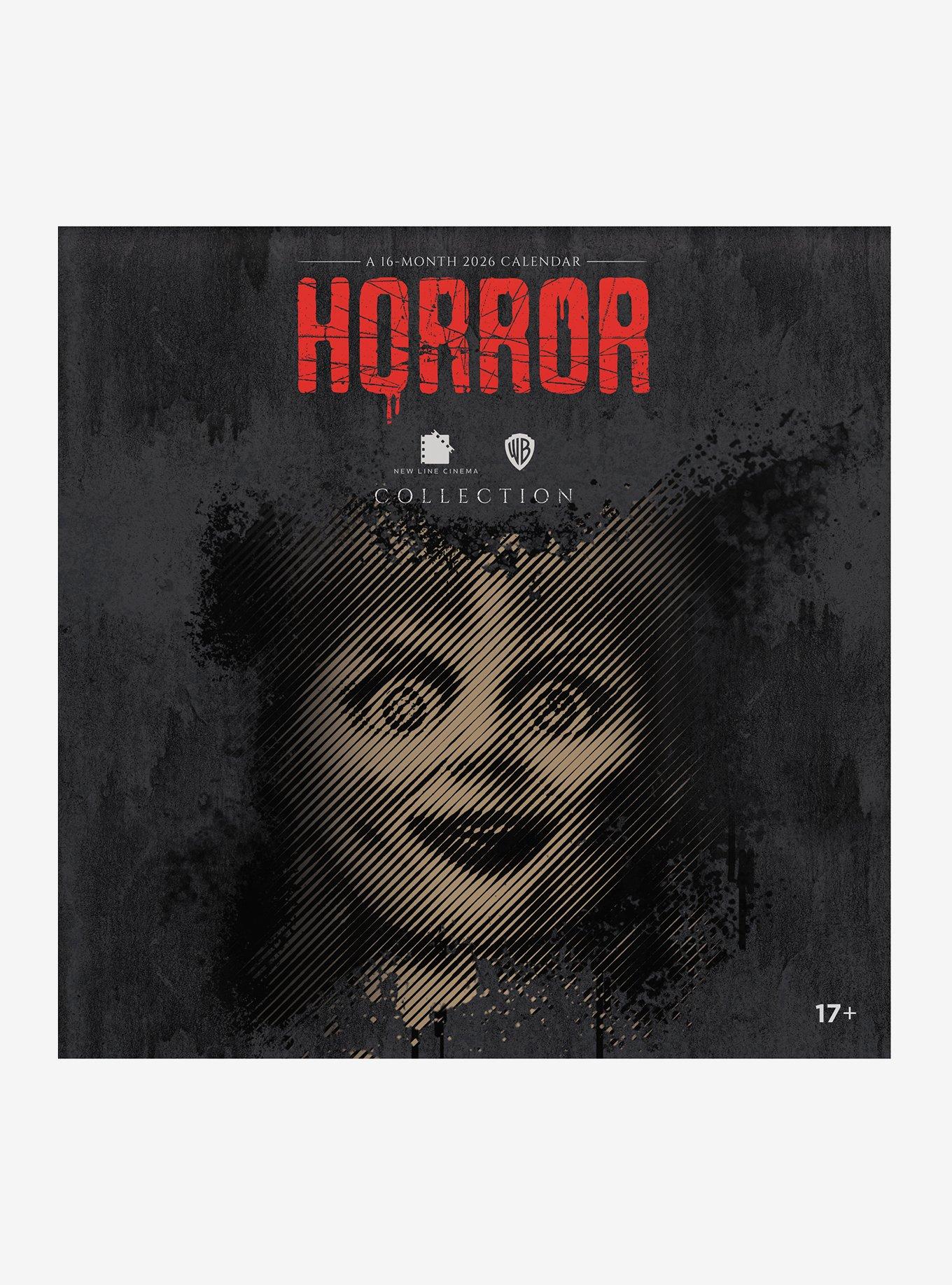 Horror Films September 2025 - December 2026 Mini Calendar, , hi-res
