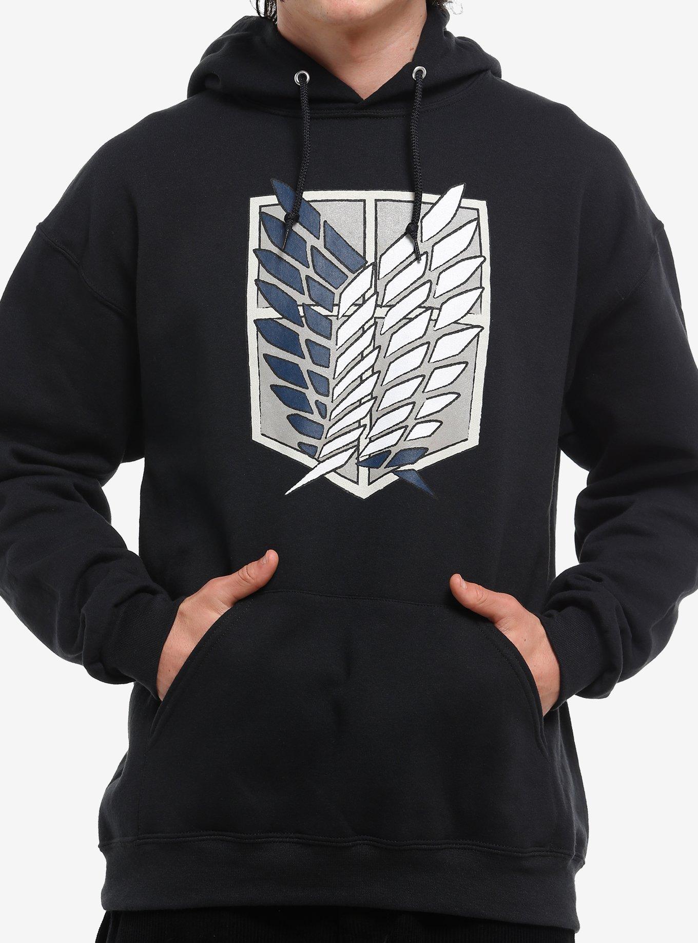 Attack On Titan Scout Regiment Eren Hoodie, , hi-res