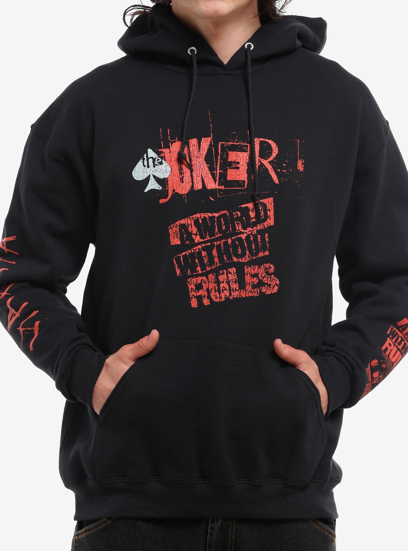 DC Comics The Joker World Without Rules Hoodie, , hi-res