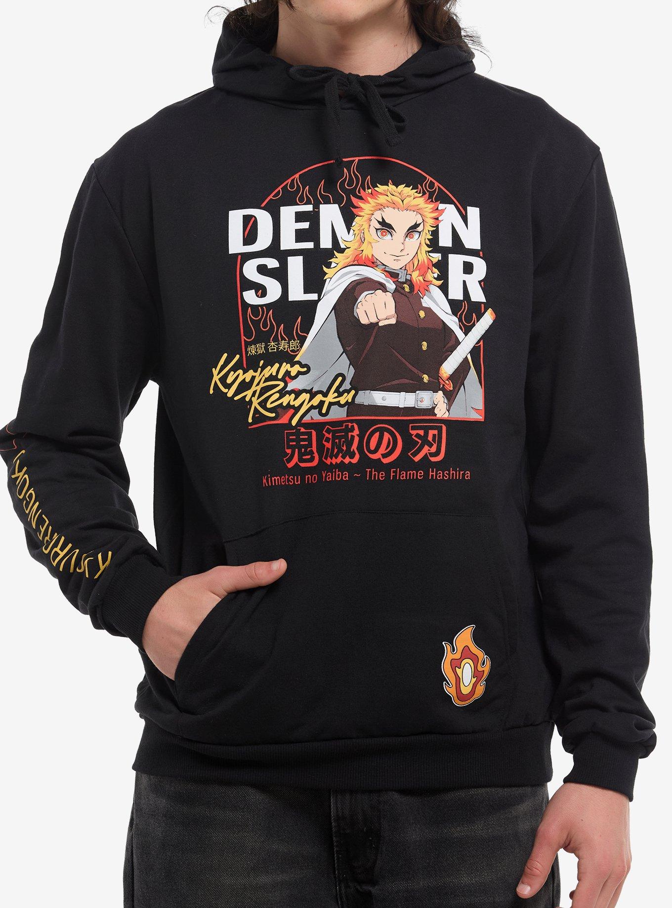 Demon Slayer: Kimetsu No Yaiba Kyojuro Rengoku Hoodie, , hi-res