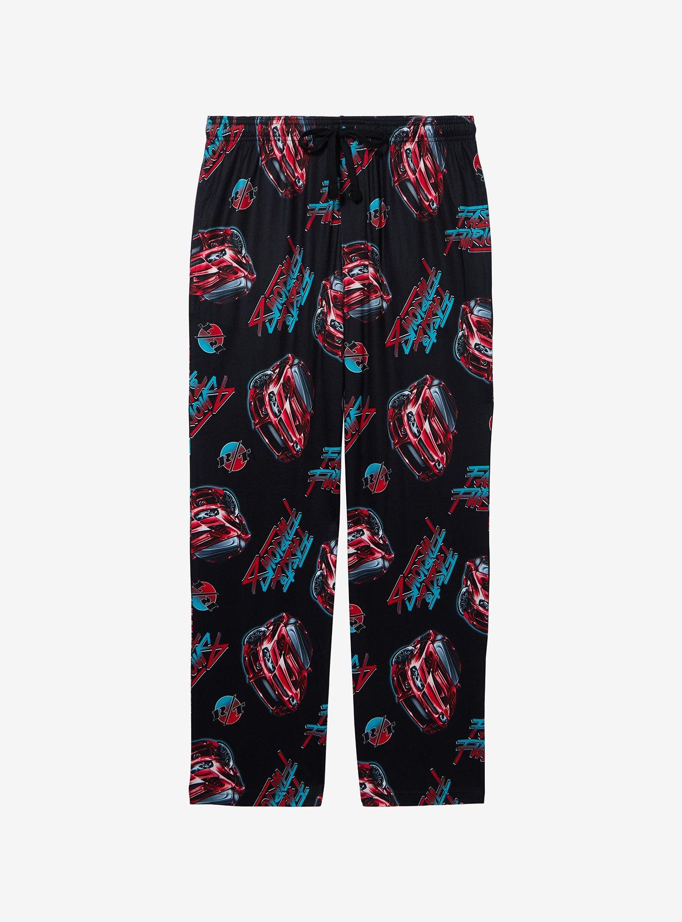 The Fast and the Furious Cars Allover Print Sleep Pants — BoxLunch Exclusive, , hi-res